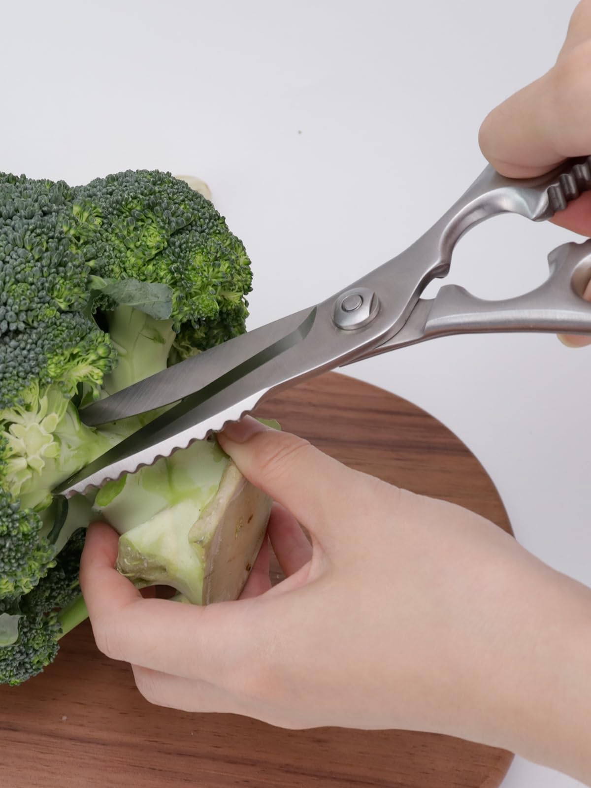 SimCoker Kitchen Scissors, Forged Stainless Steel Heavy Duty Kitchen Shears, Dishwasher Safe Cooking Scissors for Meat, Poultry & Vegetables