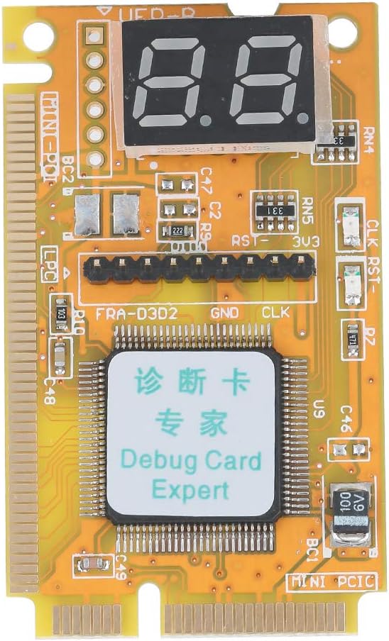 ASHATA 3 1 Debug Card, in Diagnostic Card,Support USB Laptop Supplies,Computer Accessories,Support Mini PCI,Mini