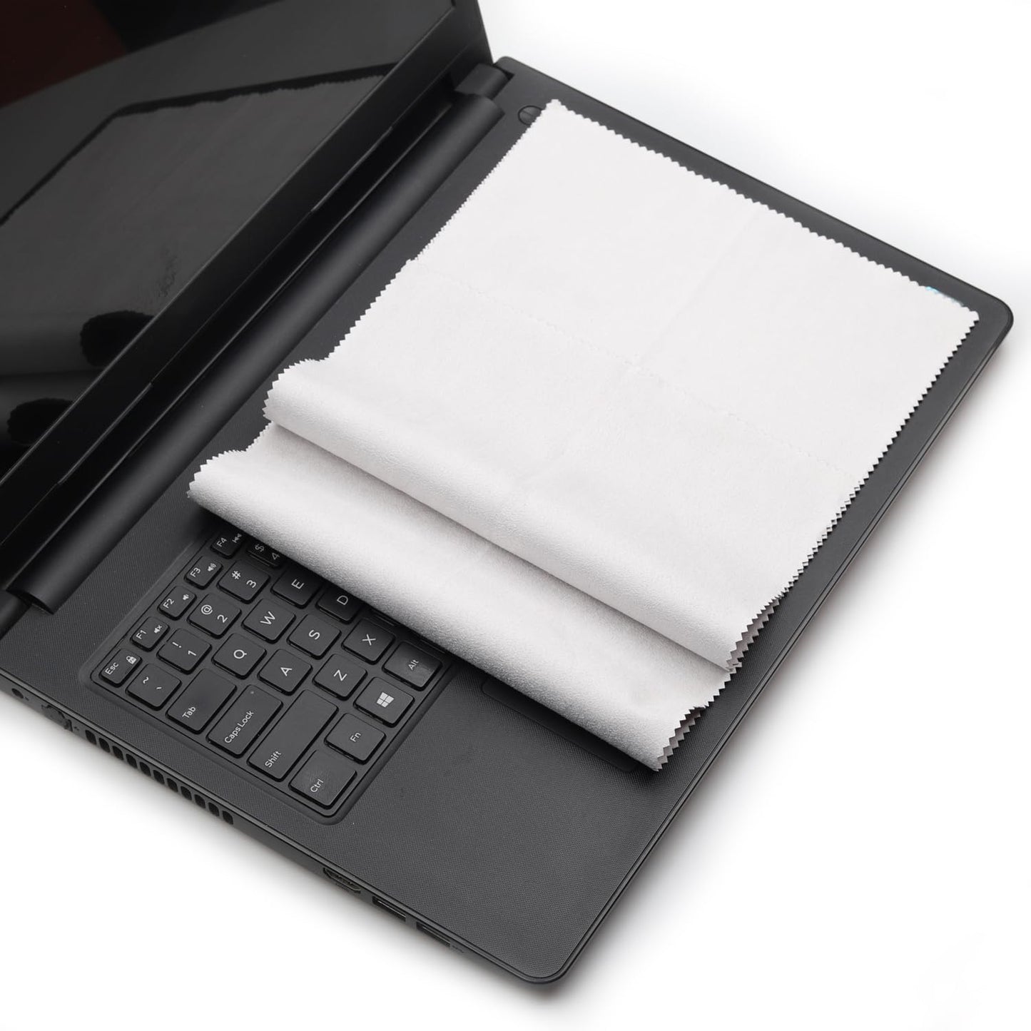 2-Pack 15.6"-17.3" Microfiber Laptop Cleaning Cloth - Clean Screen Dust & Protect Keyboard, Compatible