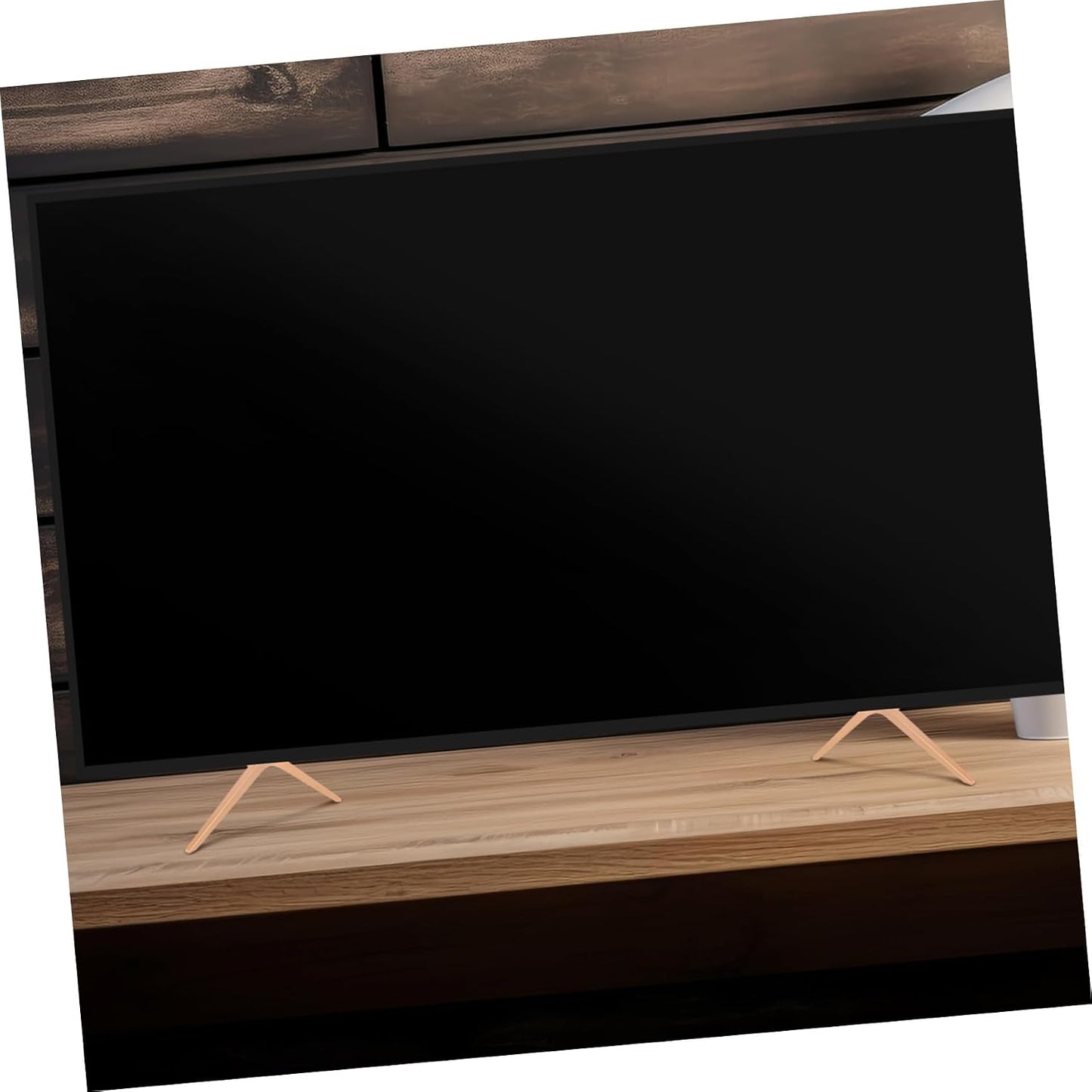 SOLUSTRE Stylish TV Stand Adapter - Flat Screen Mount for Compact Spaces