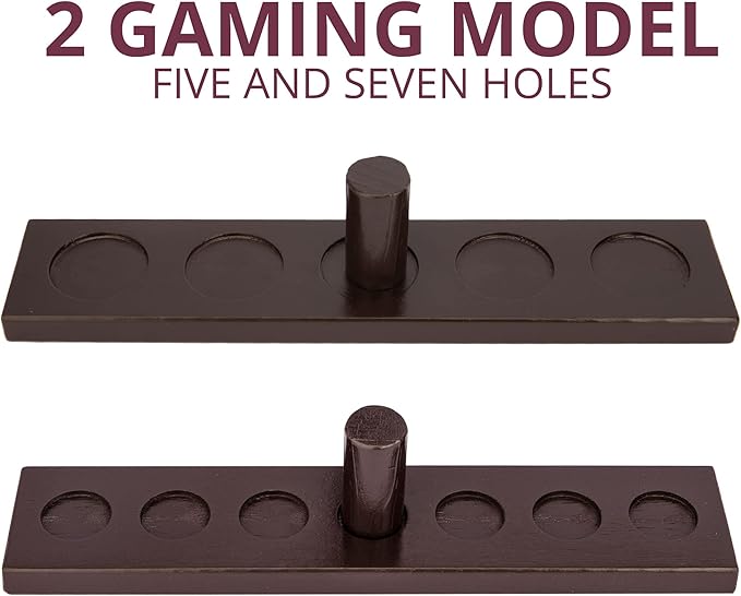 DreamToyz Ring Toss Games for Adults, Yard Games, Patio Decor, Outdoor Indoor Games, Wooden Hook and Ring Game for Bars, Home, Party, 15.7" X 13" Large Size