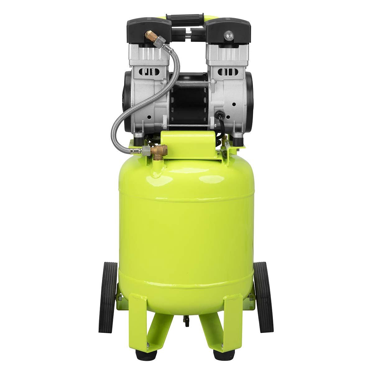 Flexzilla Portable Air Compressor with Quiet Technology, 2 HP, 10 Gallon, Industrial Grade Pump - CB20100F