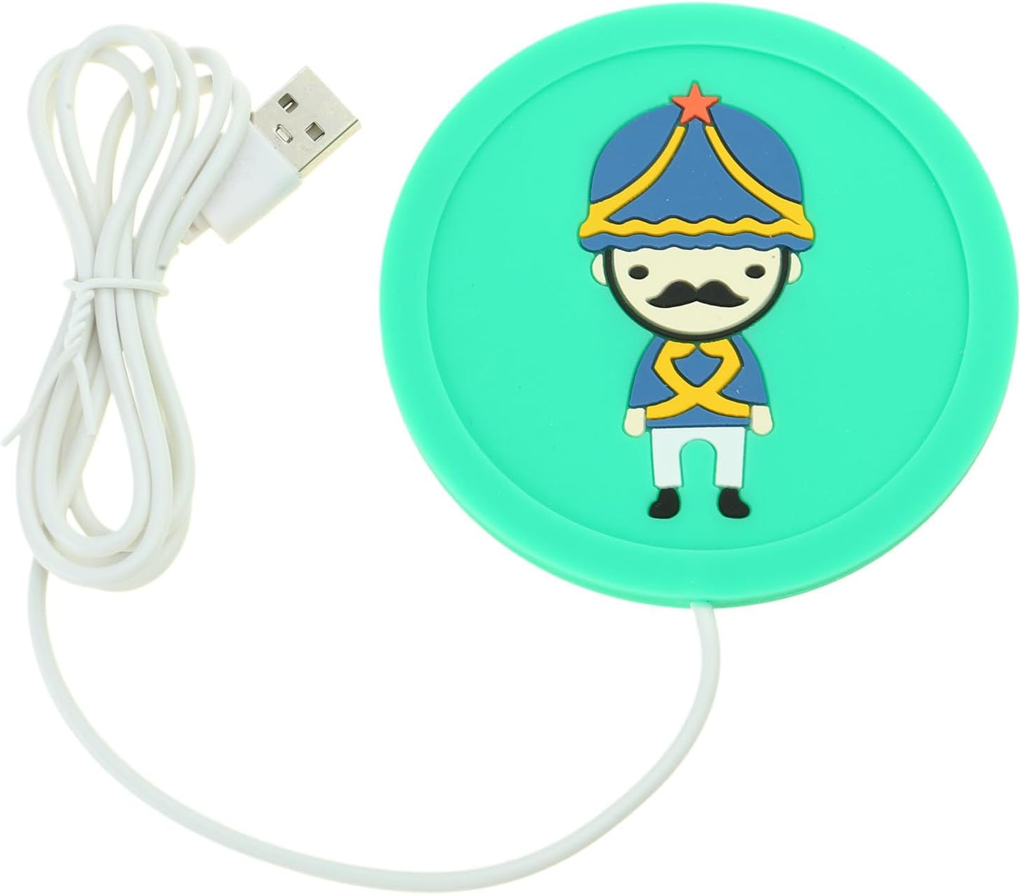 Generic Cartoon USB Coffee Warmer Cup Pad Resin Bubble Remover Mold Heating Silicone Mat Heater for Resin Curing Tool
