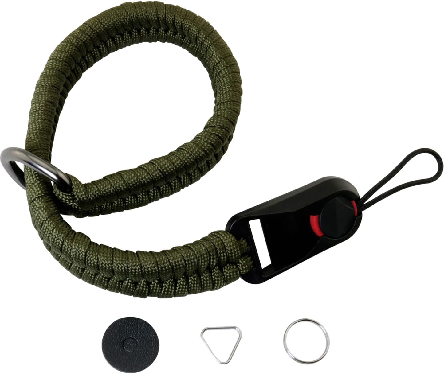 ZCZQC 11.81In 42G DSLR Camera Quick Release Wrist Strap Adjustable Braided Lanyard Length Weight Wrist Strap With Safer