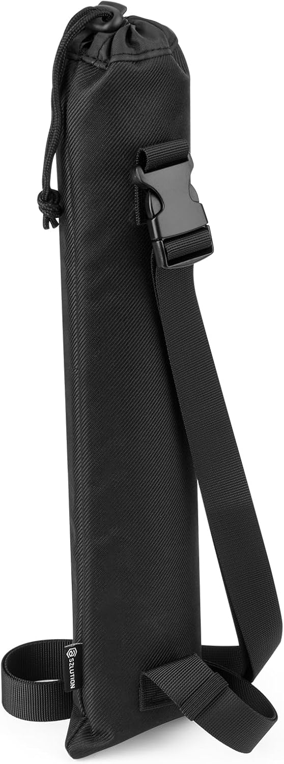 14.5" Travel Carrying Case for Selfie Stick All in One Extendable Cell Phone Tripod Stand with Remote, Nylon Monopod