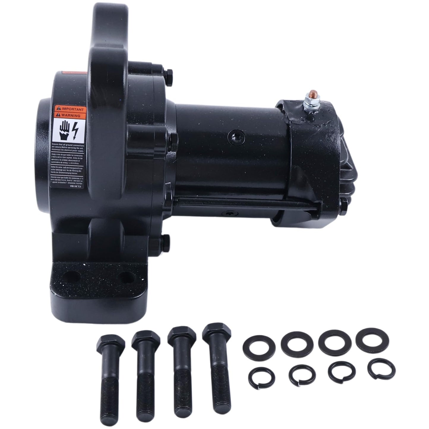 NETYANPI Truck Dump Body Vibrator Motor DBV25001 DC2500 Compatible with Buyers Snow Plows Salt Sand Spreaders for Shaking Out Excess Material in Truck Bed