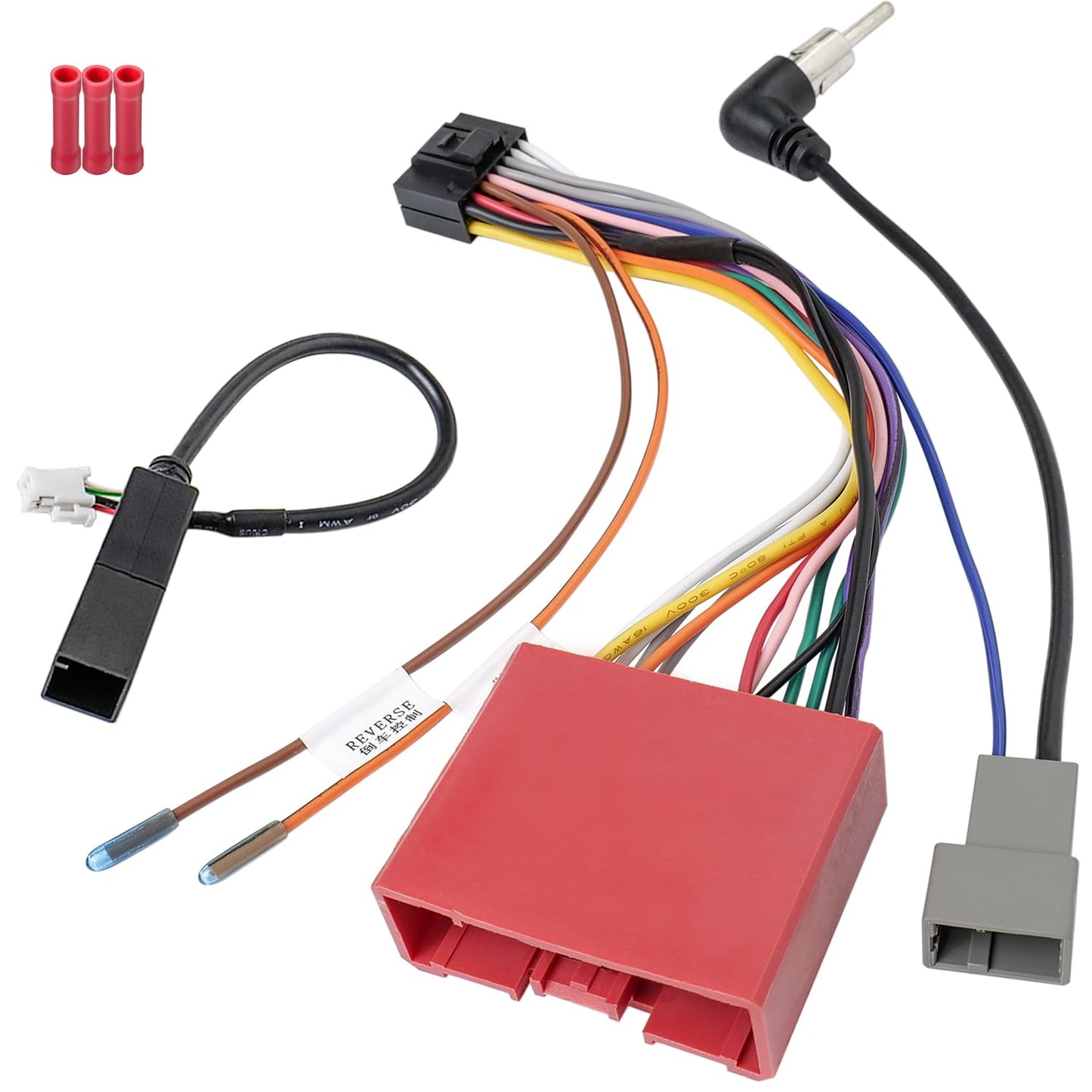 24Pin 2 3 5 6 CX-5 CX-7 CX-9 MX-5 Android Radio Harness Kit Car Stereo Wiring Harness Adapter Antenna Connector