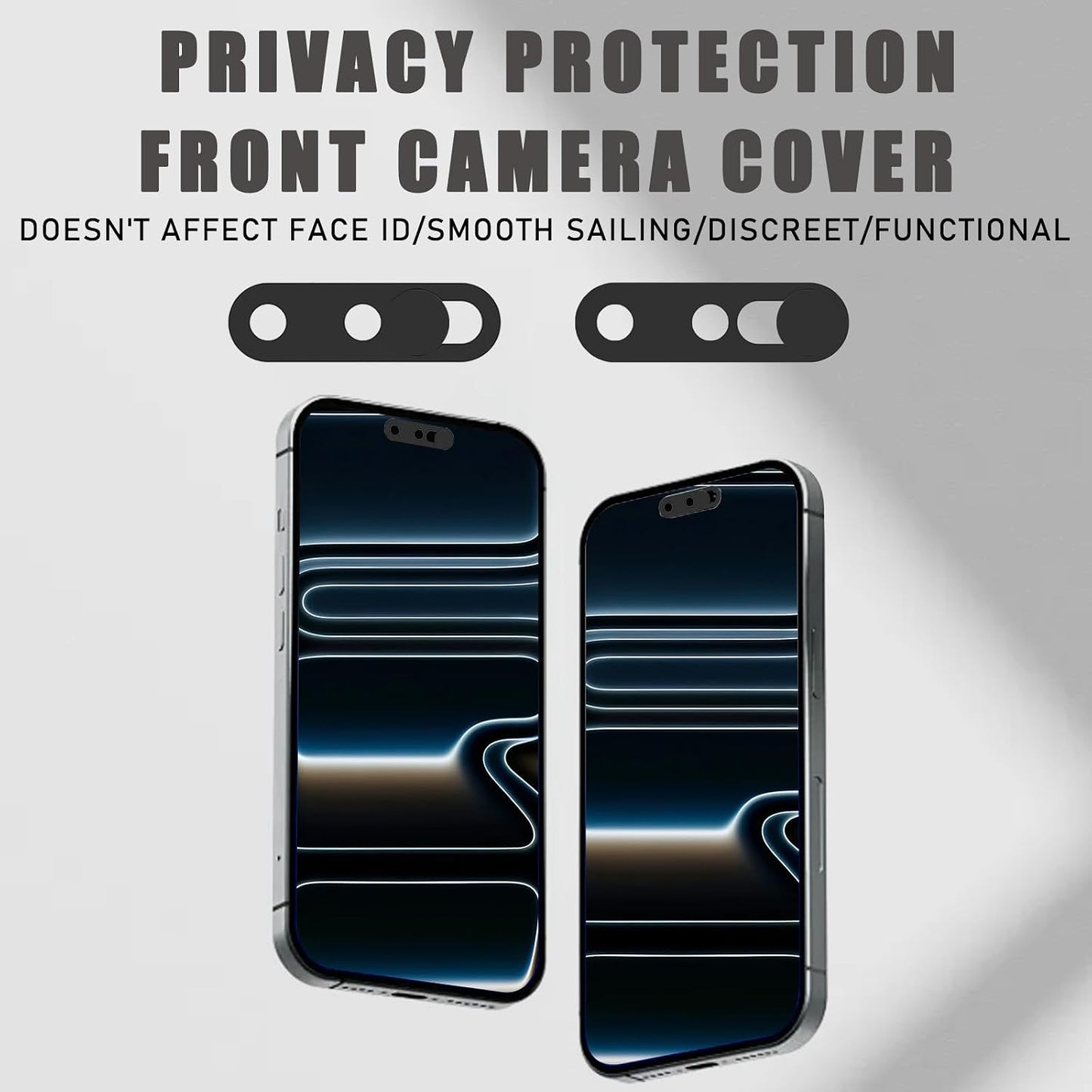 17 17 Pro/17 Air/17,Webcam Front Camera Cover Compatible for iPhone Pro Max/ Cover Protect Privacy and Security,Not