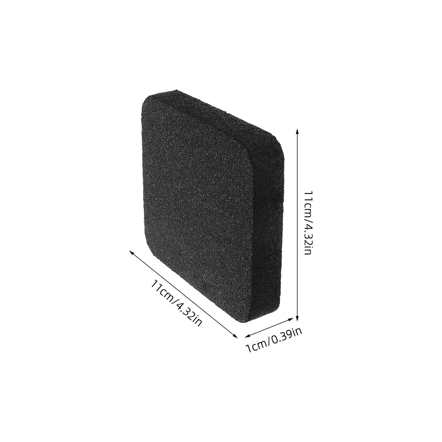 Toddmomy 6pcs Black Rubber Shock Absorbing Treadmill Anti-Vibration Pads Cushioned Noise-Absorbing Mat Floor Protector for Home Gym Fitness Equipment