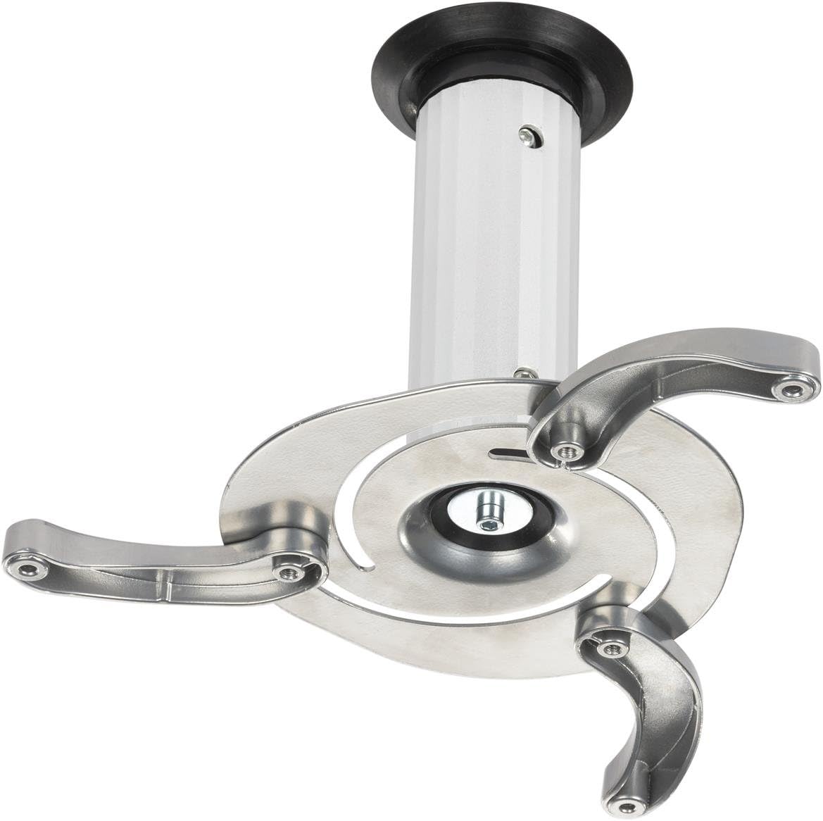 Displays2go 12" (PROJ02SV) Projector Ceiling Mount, Height, Tilt and Rotating, Cable Management