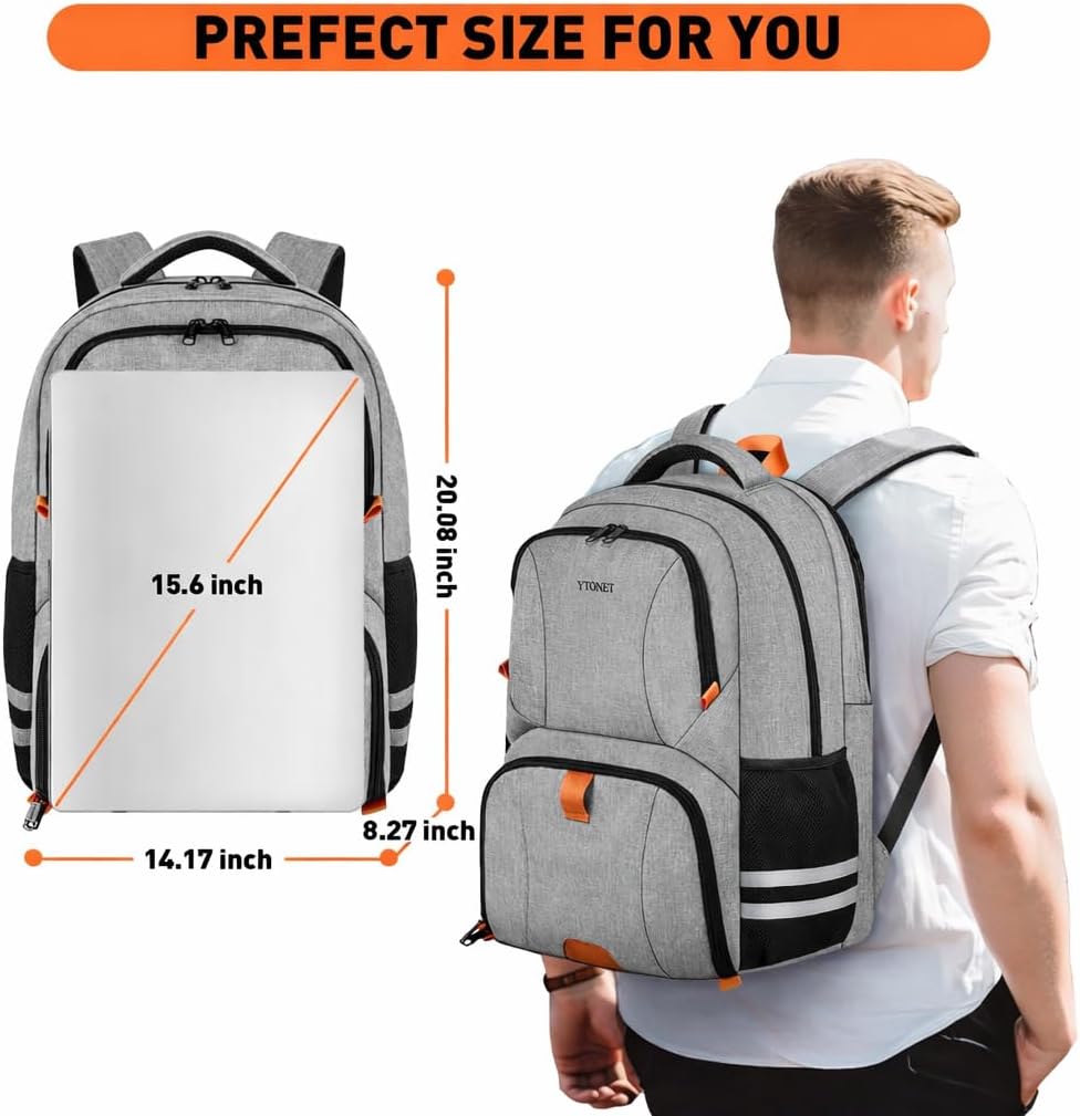Backpack Backpack 15.6 Inch Ytonet Gym For Men Women, for Men with Shoe Compartment, Water Resistant Workout Sports Bag
