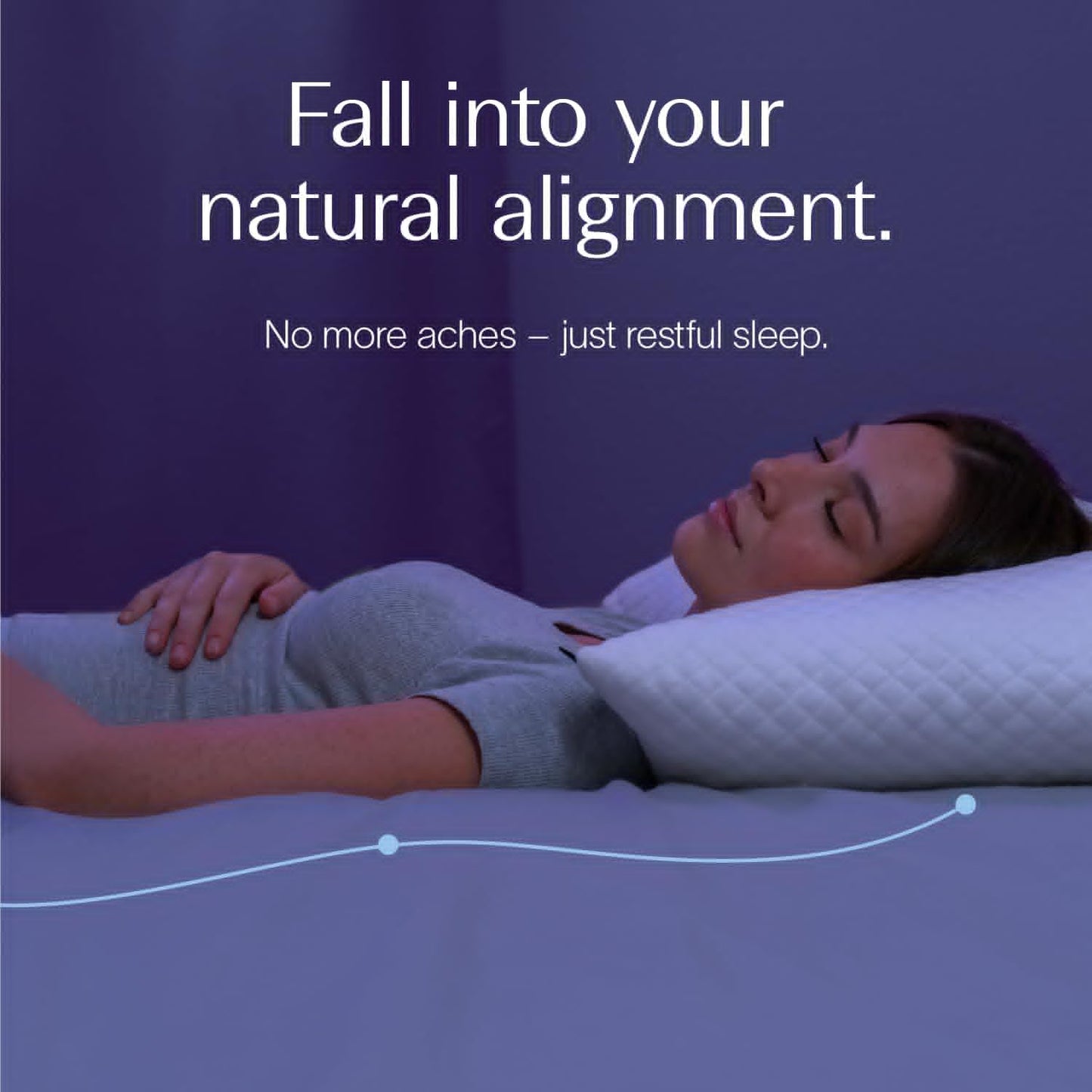 DreamyBlue Signature Pillow - Adjustable Loft Shredded Memory Foam for All Sleep Positions | Washable Bamboo Cover (Queen)