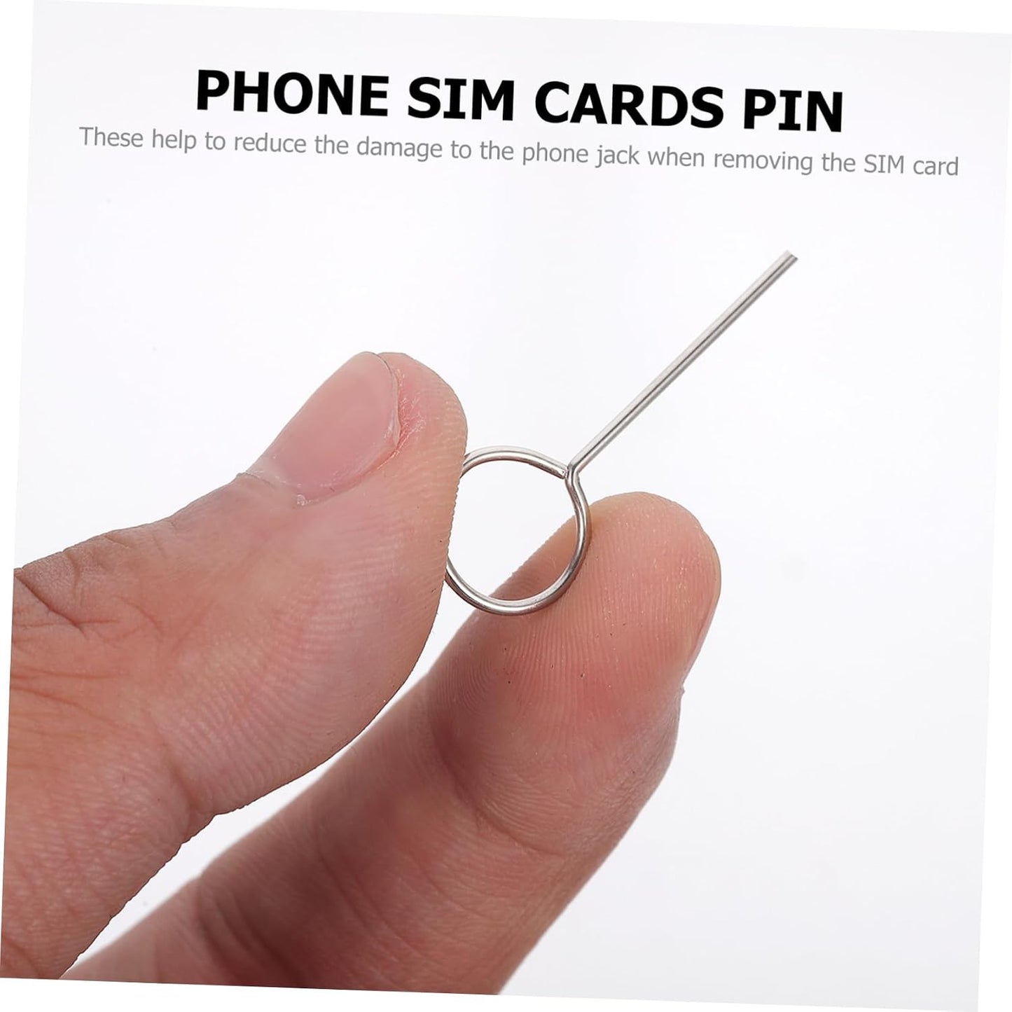 100-Pack Sim Ejector Tool for Smartphones - Essential Mobile Accessory