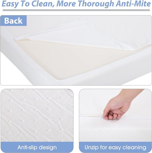 BestMassage 6-Inch Gel Memory Foam Mattress - Medium Firm Feel | CertiPUR-US Certified | Pressure Relief & Cooling Ventilation