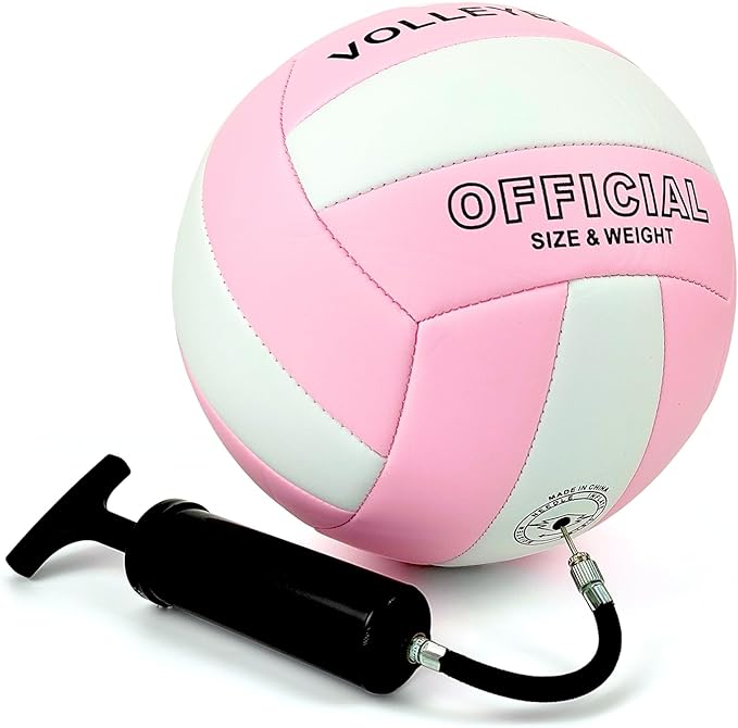 Official Size 5 Soft PU Waterproof Volleyball for boy and Girl and for Adult Indoor Outdoor Beach Training Ball and Game Ball or Beginner Teenager