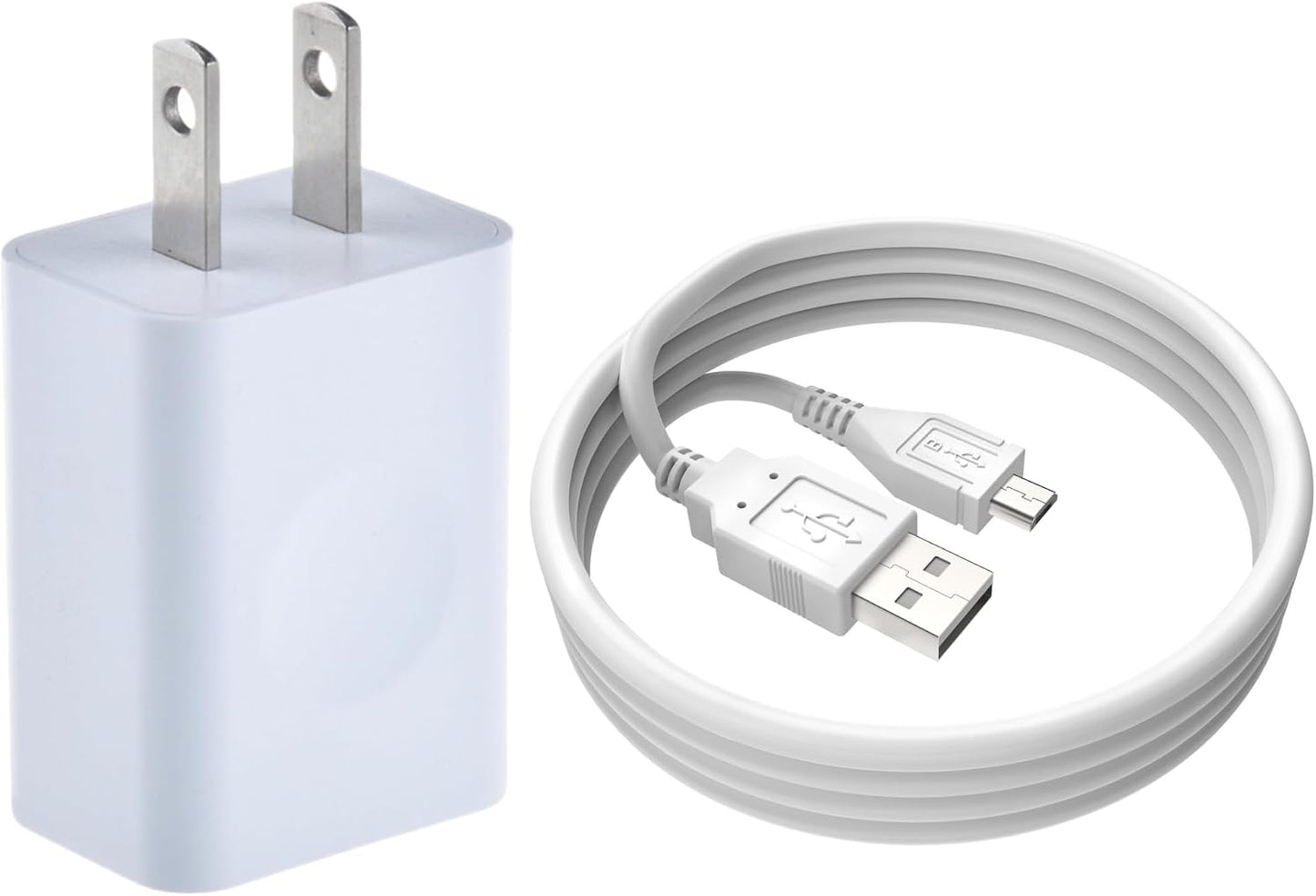 Beudsa ChargN 5V Micro USB Charger Power Cord Compatible with eufy Baby Monitor (Work Compatible with Both Camera Unit