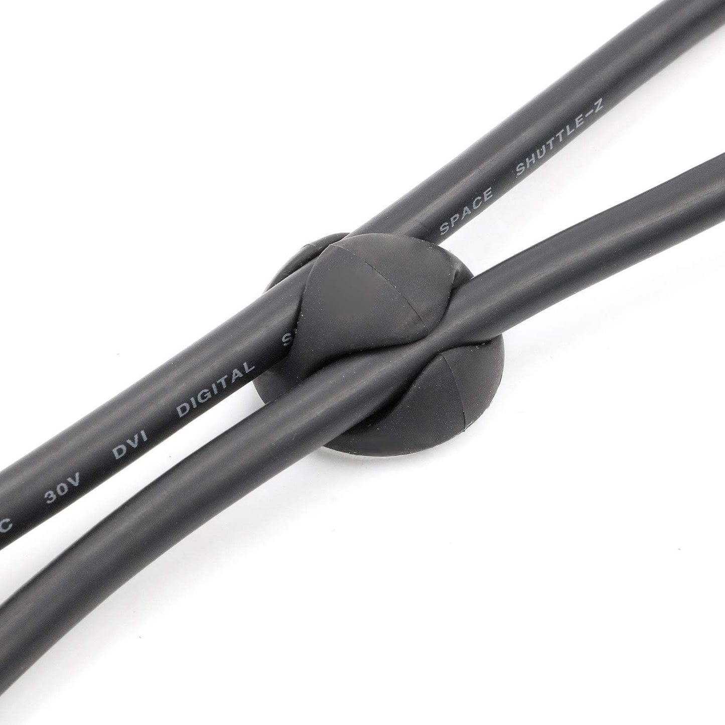ENVISIONED 3M 10 Pack Pack) 10 Cable Clips with Self Adhesive, Cord Organizer for Desk Cable Management - of Black