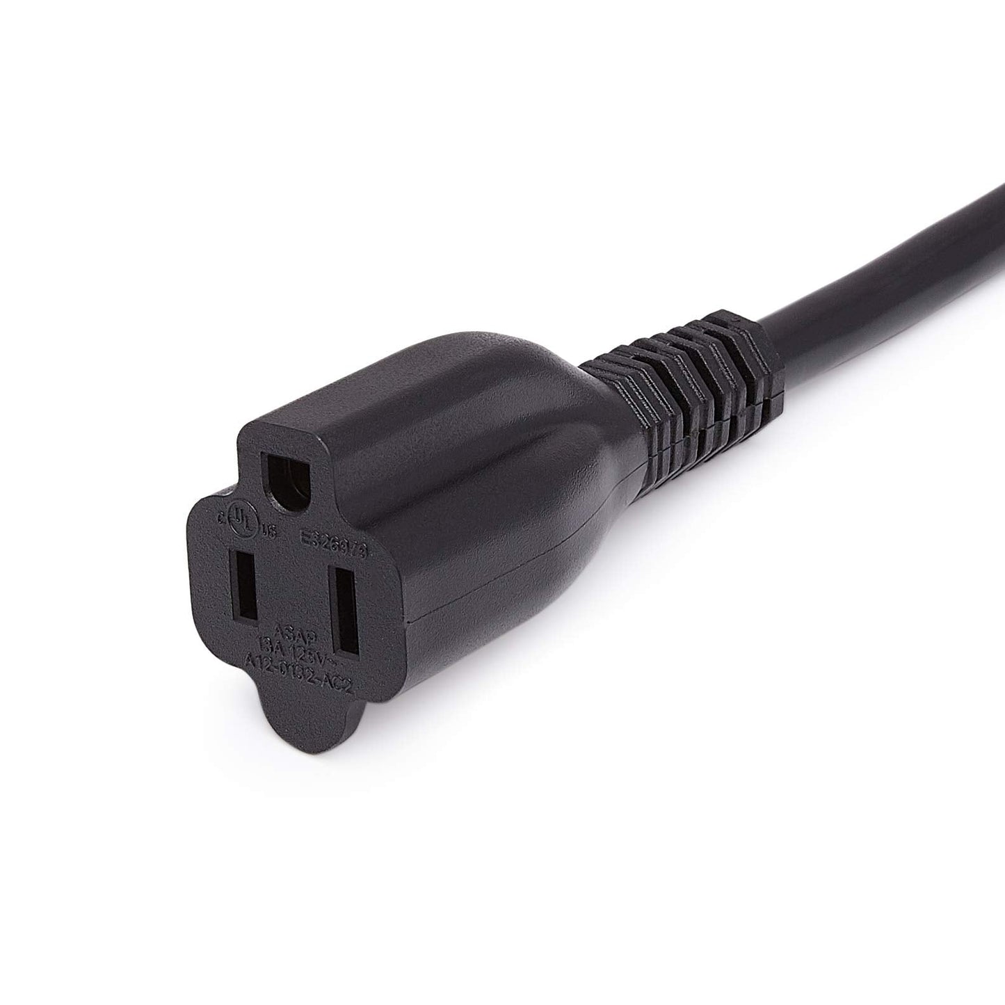 Amazon Basics 25 ft Extension Cord, 13 Amps, 125V, Multiple Outlets with LED Indicator Lights, Black (20 Count Total)