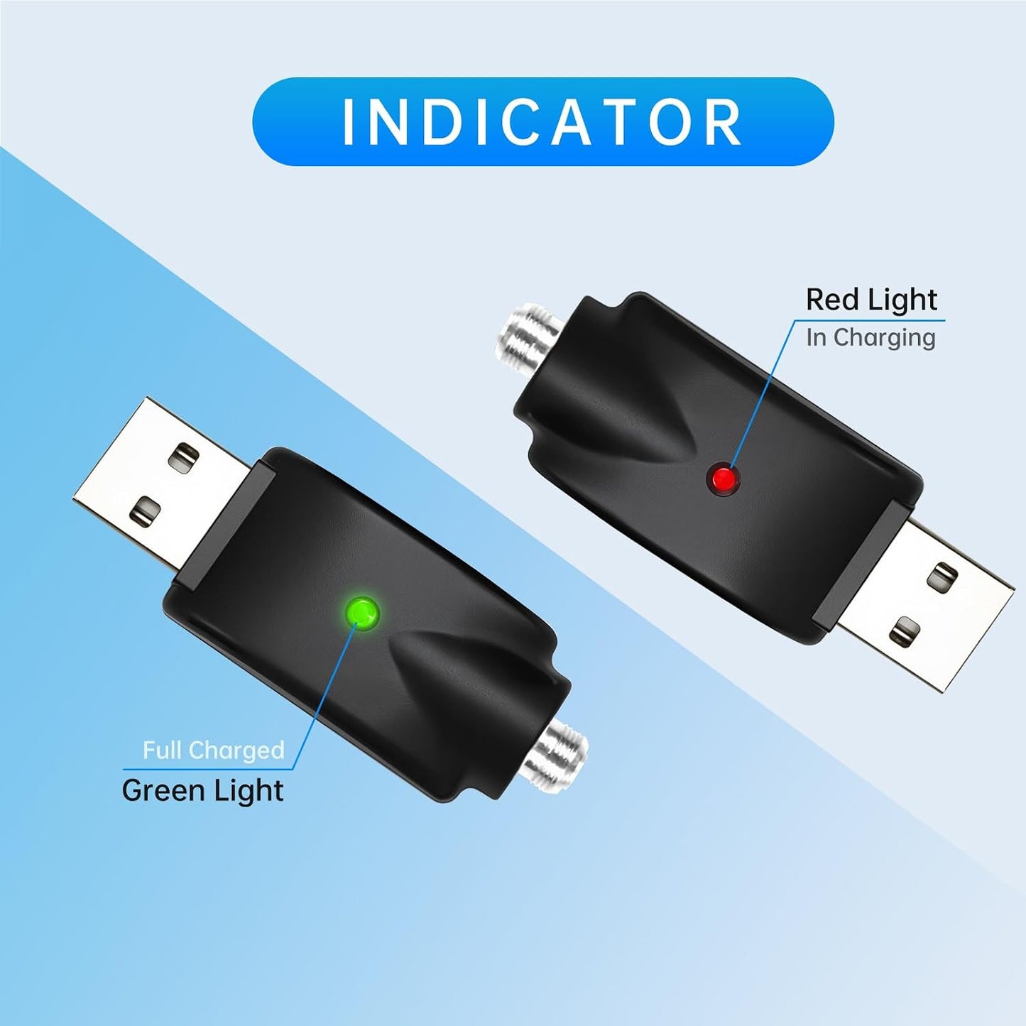 finlusri 2 Pcs Replacement Tip Chargers for Wireless Soldering Iron - Charger with LED Indicator