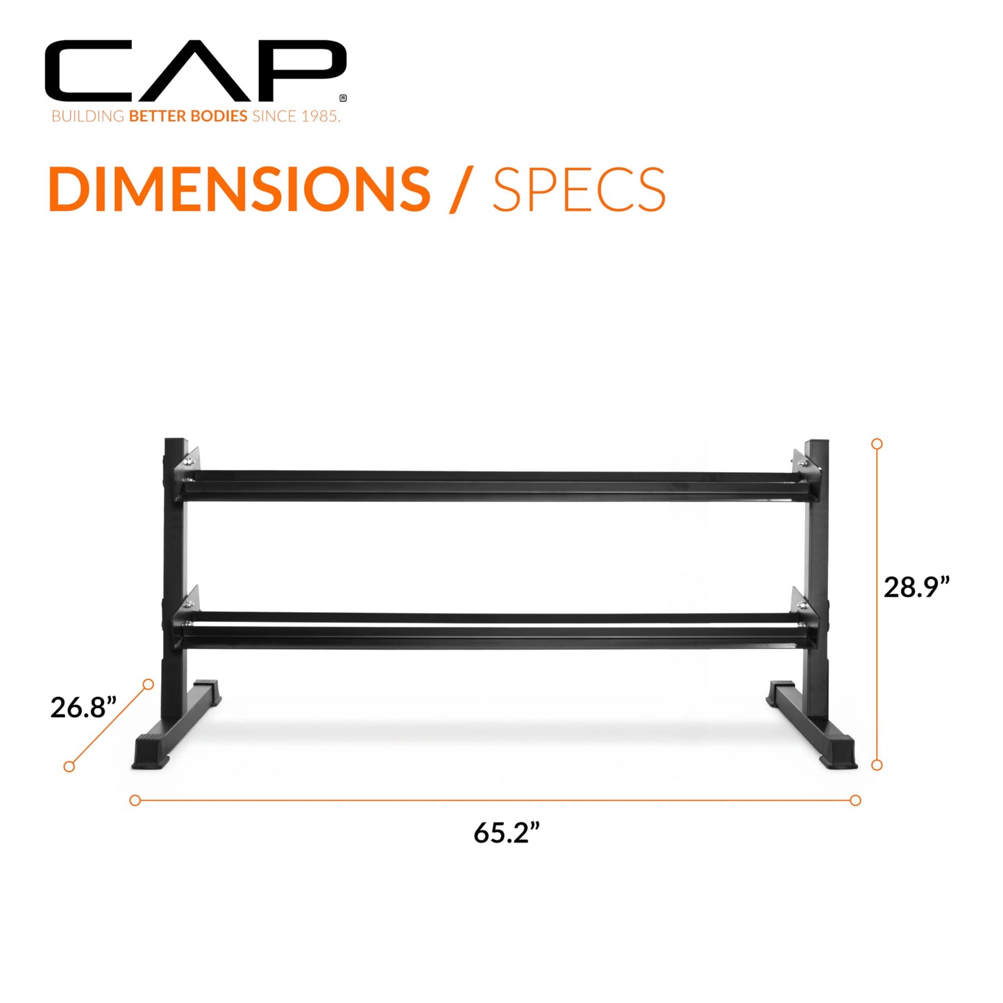 CAP 550 LB Dumbbell Set with 2-Tier Rack, Rubber Hex Weights Dumbbells Set, Home Gym Weight Set for Strength Training, Chrome Handle