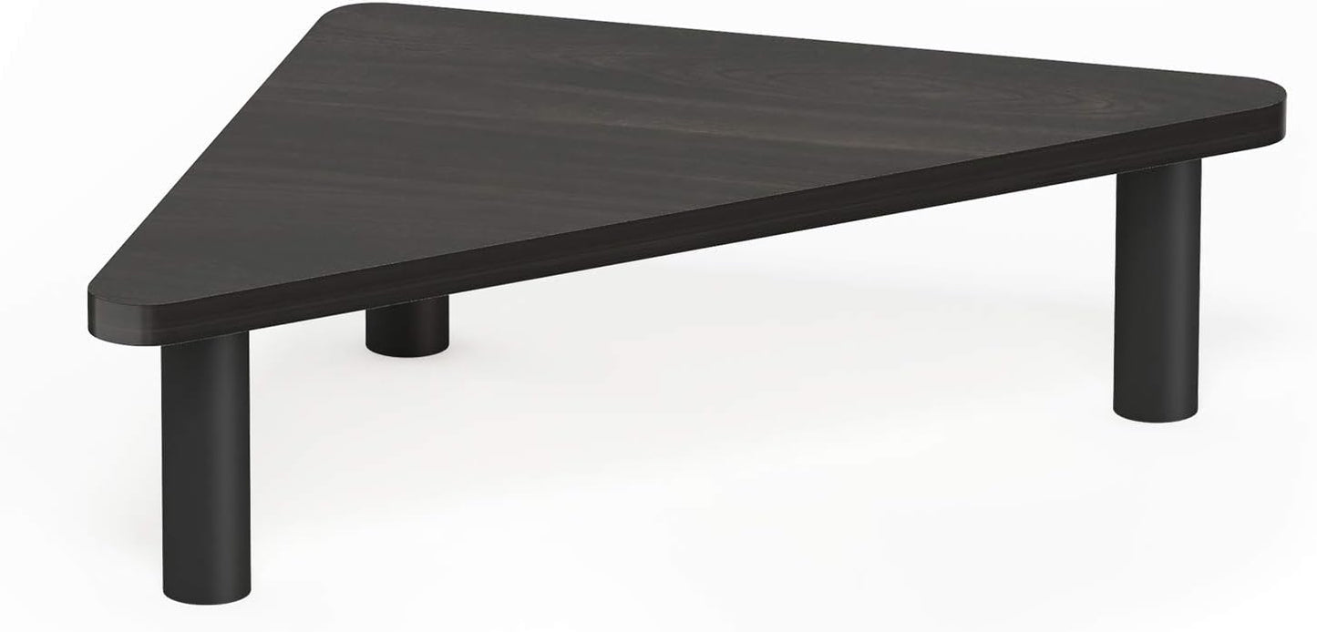 19.6" Furinno TURN-N-TUBE Monitor Stand Riser, Wide Triangle Corner Monitor Riser, Laptop Stand for Desk, Office Desk