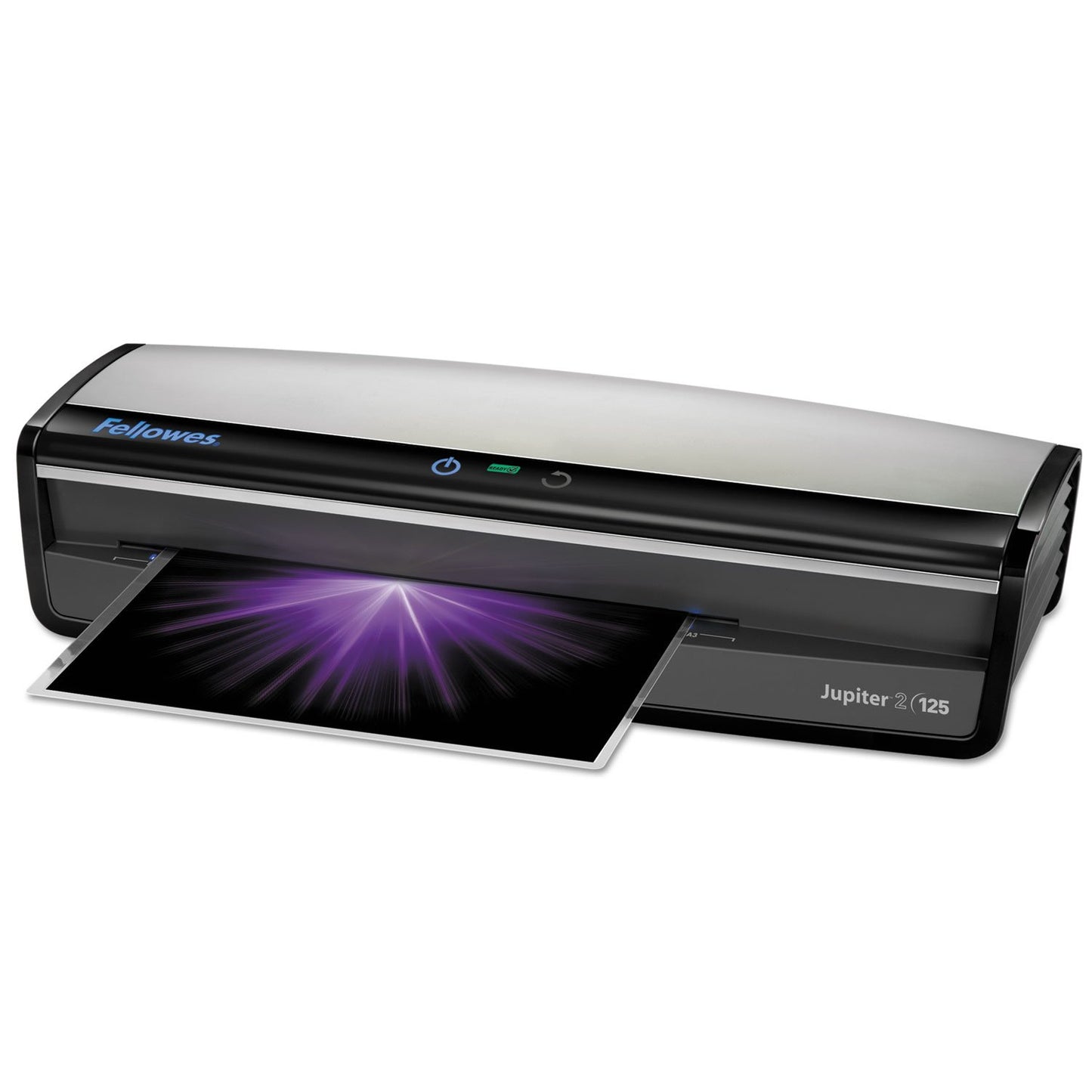 Fellowes Jupiter 2 125 Laminator with 10 Pouches, 12.5 Inch (5734101), Black & Grey