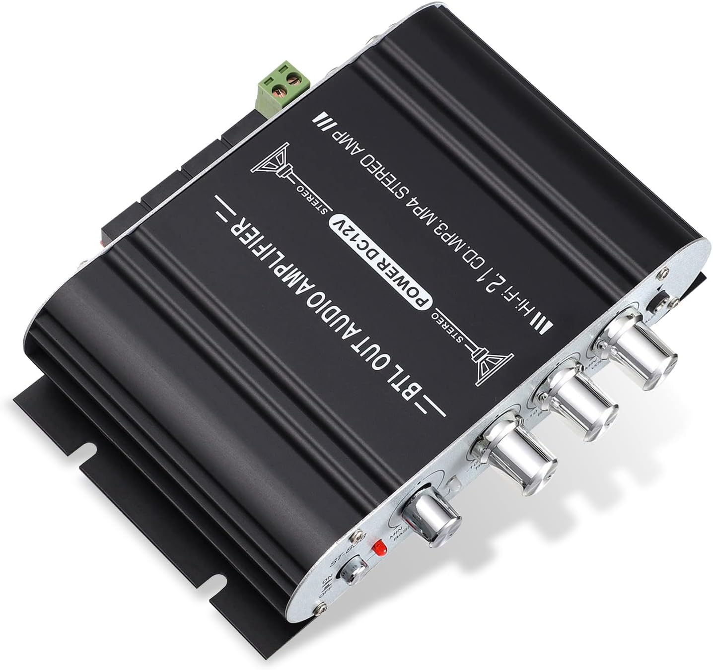 Facmogu ST-838 2.1 20Wx2+40W 80W Channel HiFi Stereo Subwoofer Amplifier, RMS Mini Digital Audio Power Amplifier