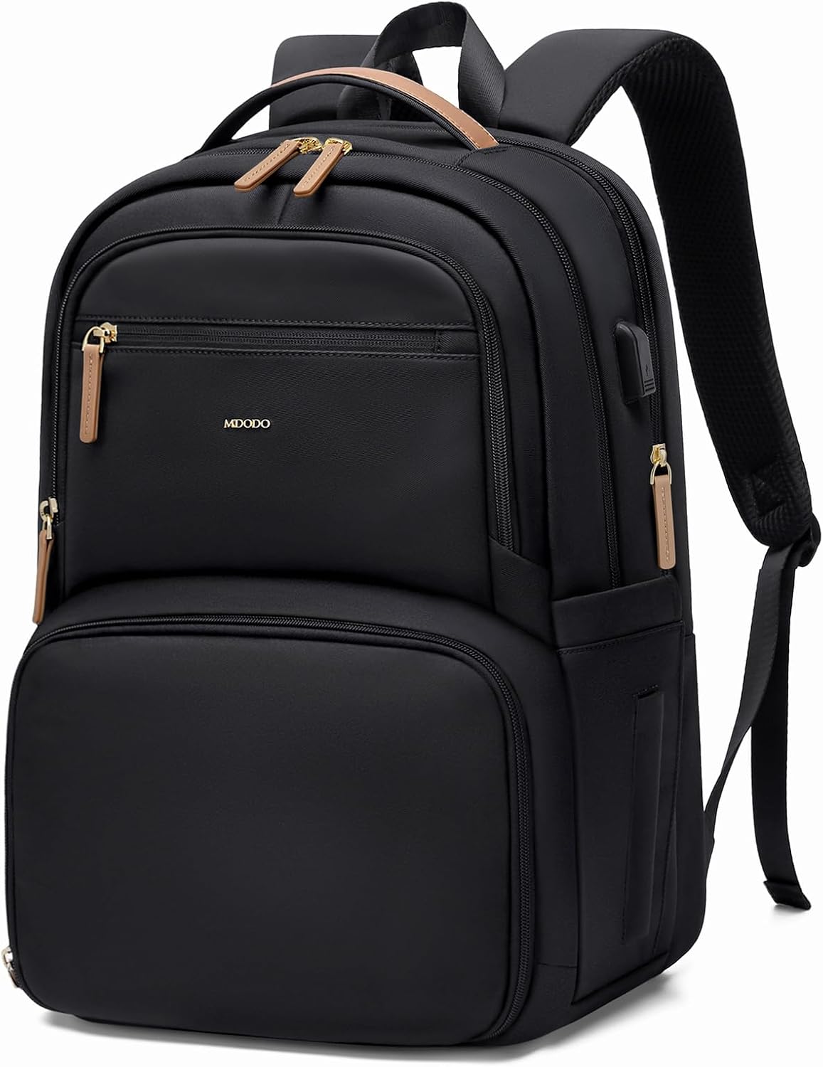 Backpack Men,15.6Inch Backpack pack MDODO Lunch for Women Insulated Lunch Box with USB Charging Port, Diaper Laptop