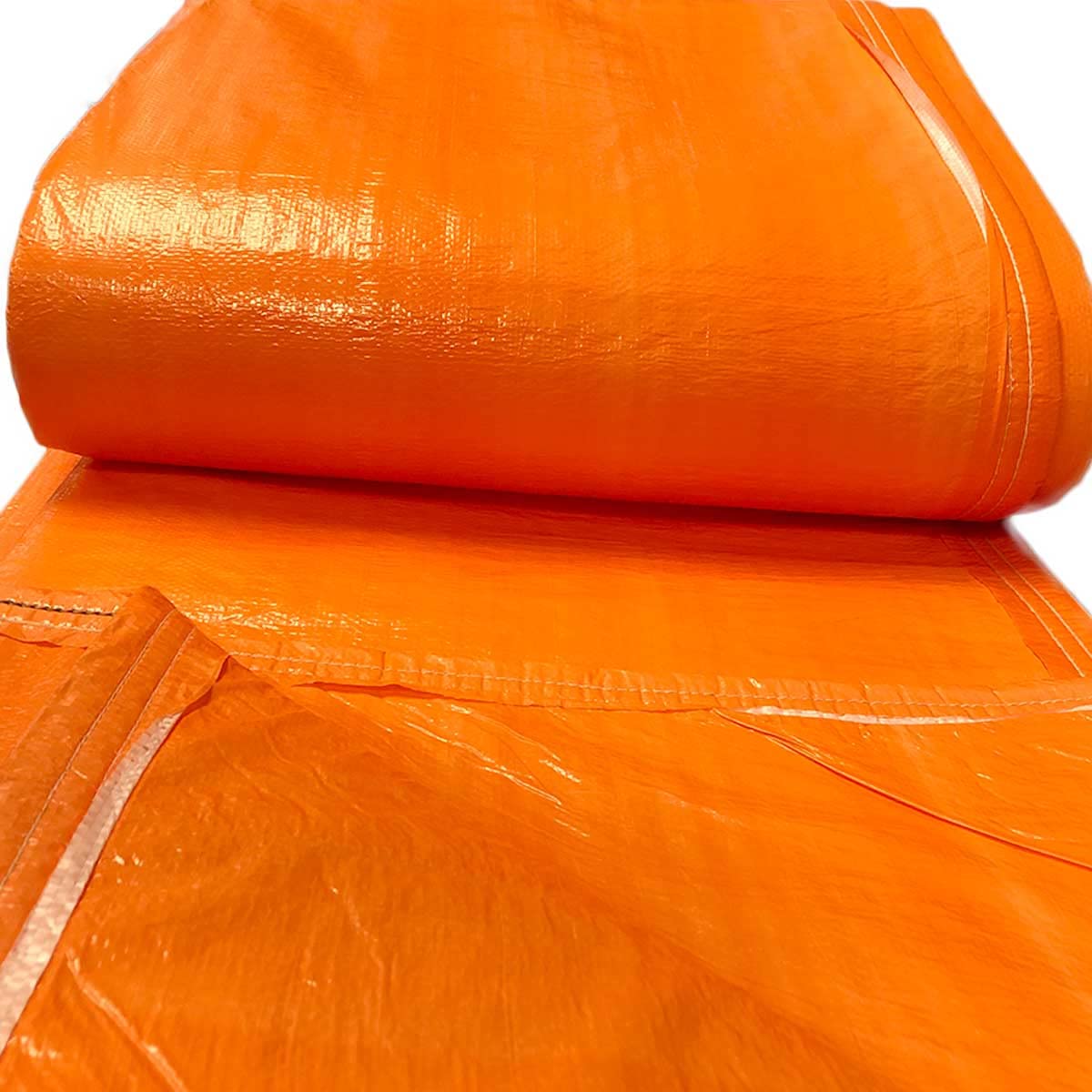 Moose Supply Concrete Curing Blanket Cover, 6 x 24 Foot Heavy Duty Insulated Concrete Blanket with Foam Core, PE Coated Woven Tarp for Construction, Cement, and Landscaping, Orange
