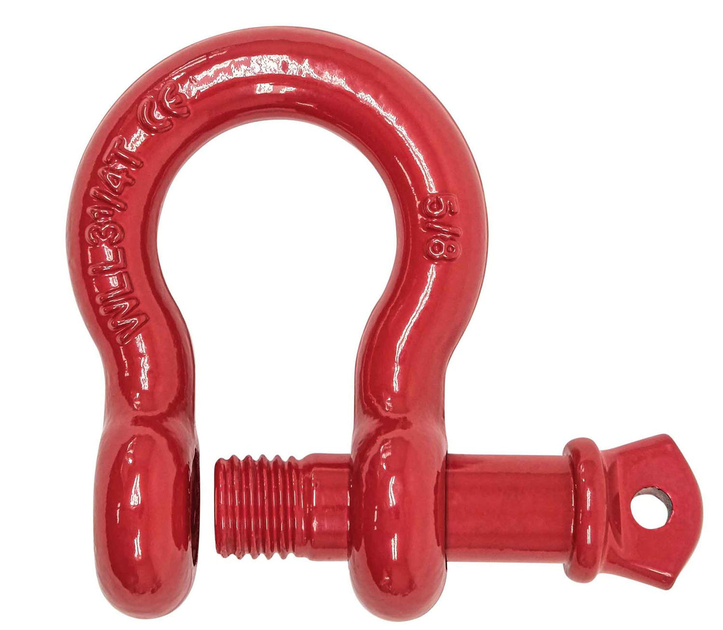 Mytee Products 5/8" Anchor Shackle Forged Carbon Steel w/Alloy Screw Pin WLL 3.25 Tons (6,500 lbs) | Double Rust Protection Heavy Duty D Ring Shackle for Towing, Rigging & Vehicle Recovery (20 Pack)