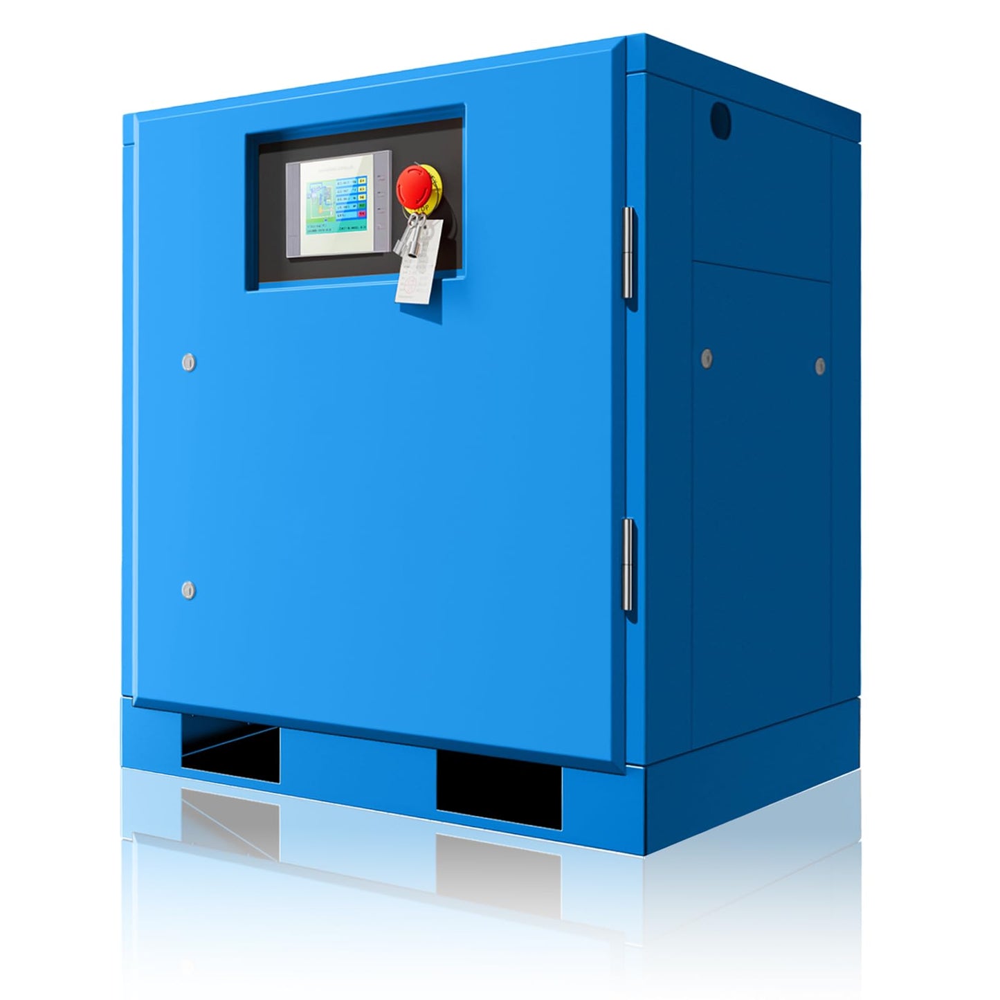 10HP 7.5KW 230V 60Hz 3-Phase Variable Speed Frequency Rotary Screw Air Compressor 39cfm Max Pressure 120 psi Commercial Air Compressed System