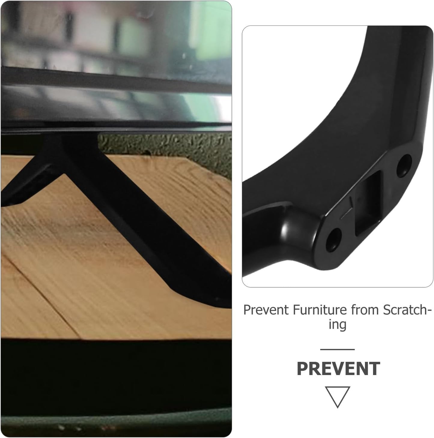 VOSAREA TV Stand Replacement Legs for Easy Installation