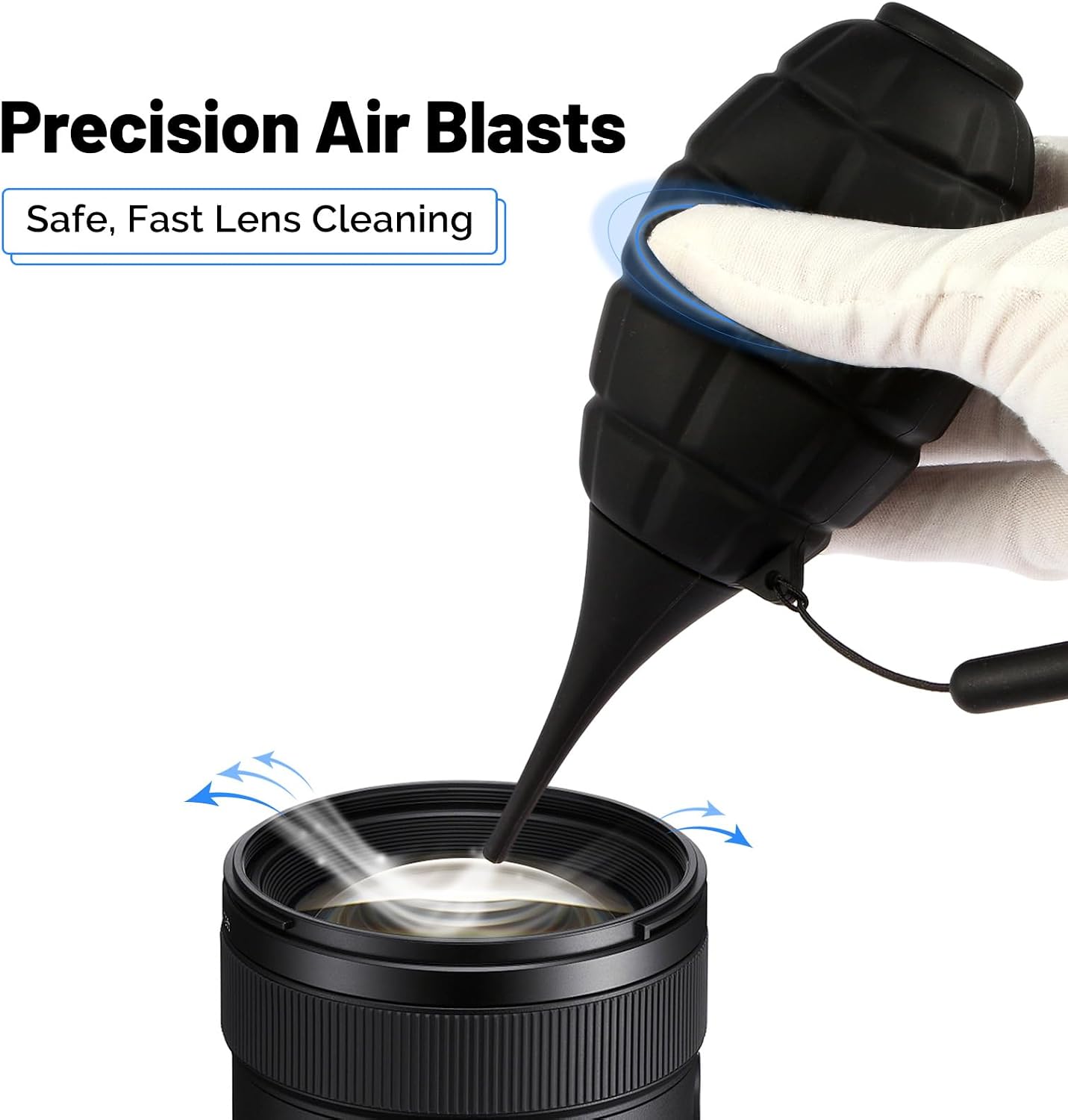 CamKix 2X CMOS Camera Cleaning Kit - Soft Tipped Upgraded Camera Sensor Blower - Compressed Air Camera Cleaner