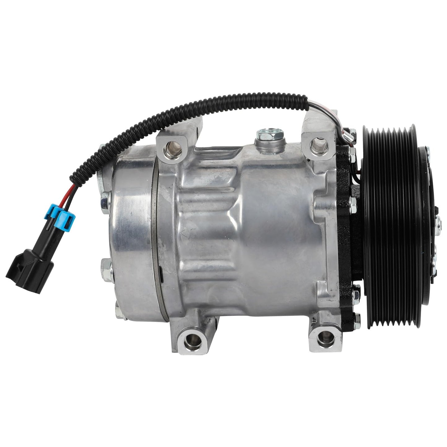 ECCPP AC Compressor with Clutch 2007 Fit for Volvo VNL VNM 10.8L 12.1L 12.8L 14.9L 1972-2023 for Peterbilt Series AC Compressor