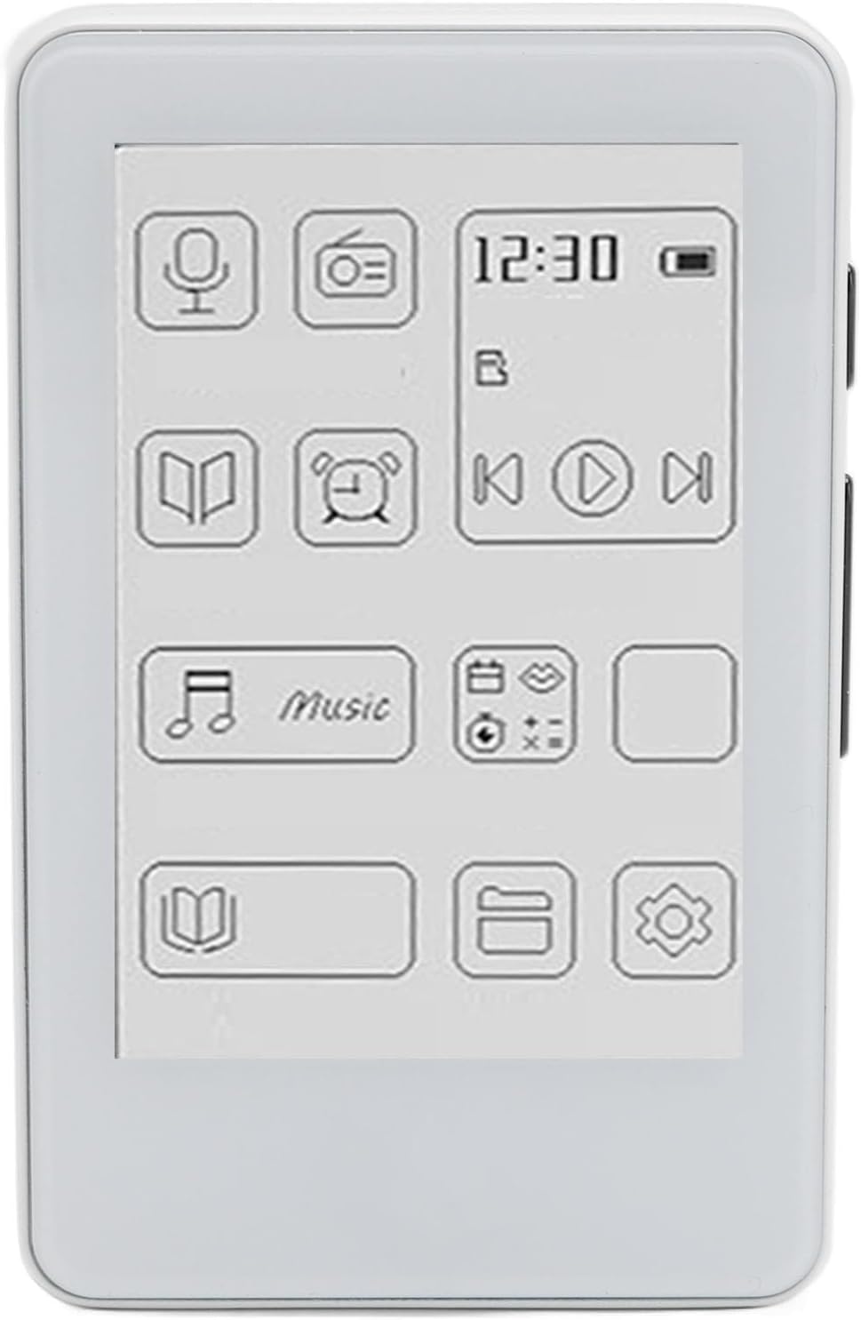 FOSA 2.7 Inch MP3 5.0 Player, Bluetooth HiFi Music Player with Eye Protect Screen, USB C Charging, Portable E Book