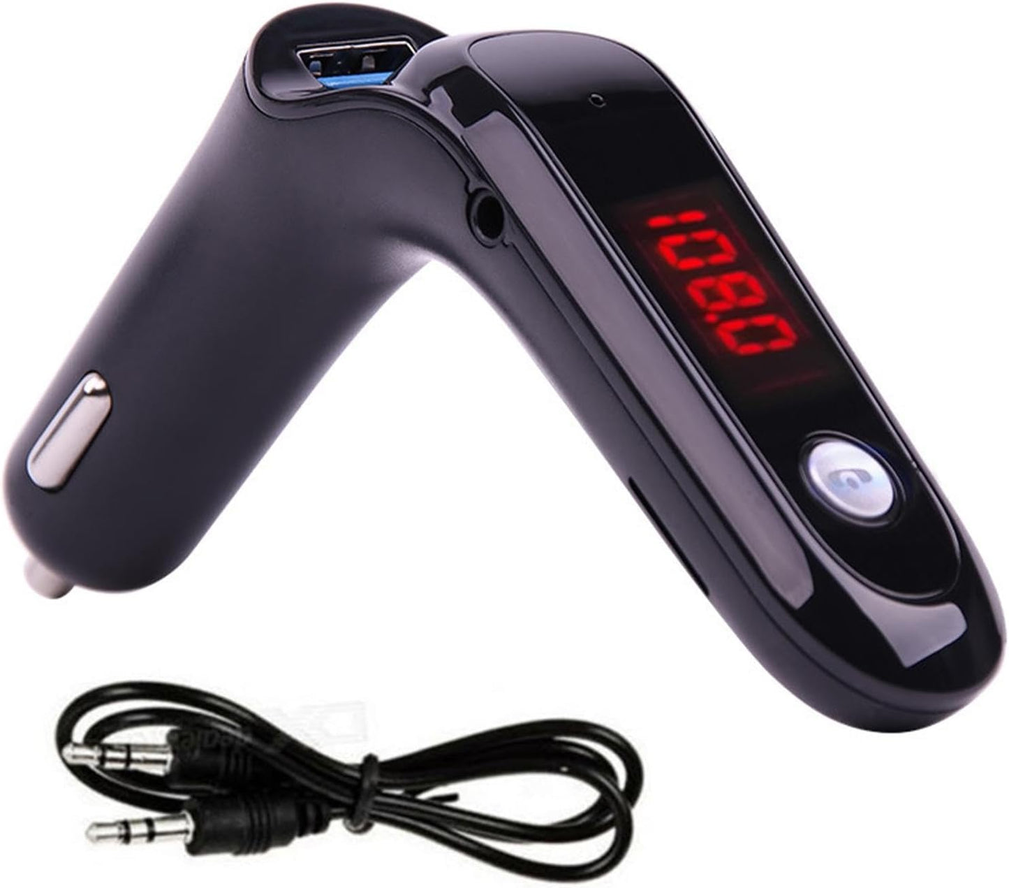 DBEIXIWEI 12V-24V MP3 5V 2.5A Car Player FM Transmitter with USB Output Fast Charging for Phones Tablets
