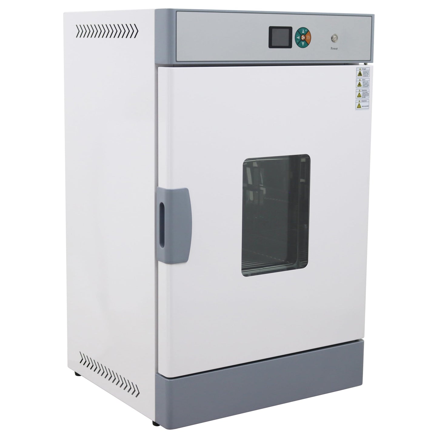 TECHTONGDA Digital Forced Air Convection Drying Oven Heat Treat Industrial Lab Temperature Control Independent Control Fan 7.42 Cu ft (18.9 * 23.8 * 27.4inch Chamber) 220V