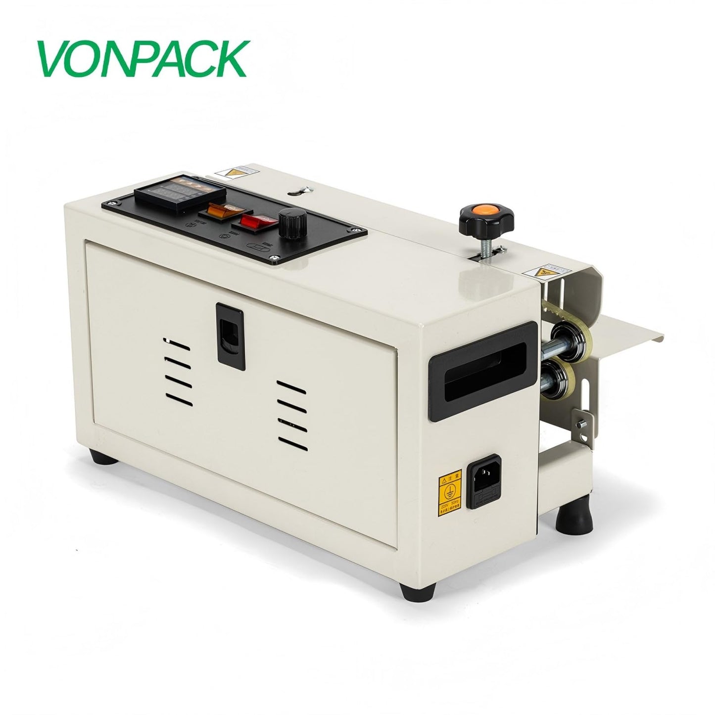 VONPACK FR-400 Commercial Heat Sealer Machine, 110V Heat Sealing Machine with Adjustable Temp&Speed Control, Bag Sealer Machine with Display Screen, Sealer Machine for Food Tea Kitchen