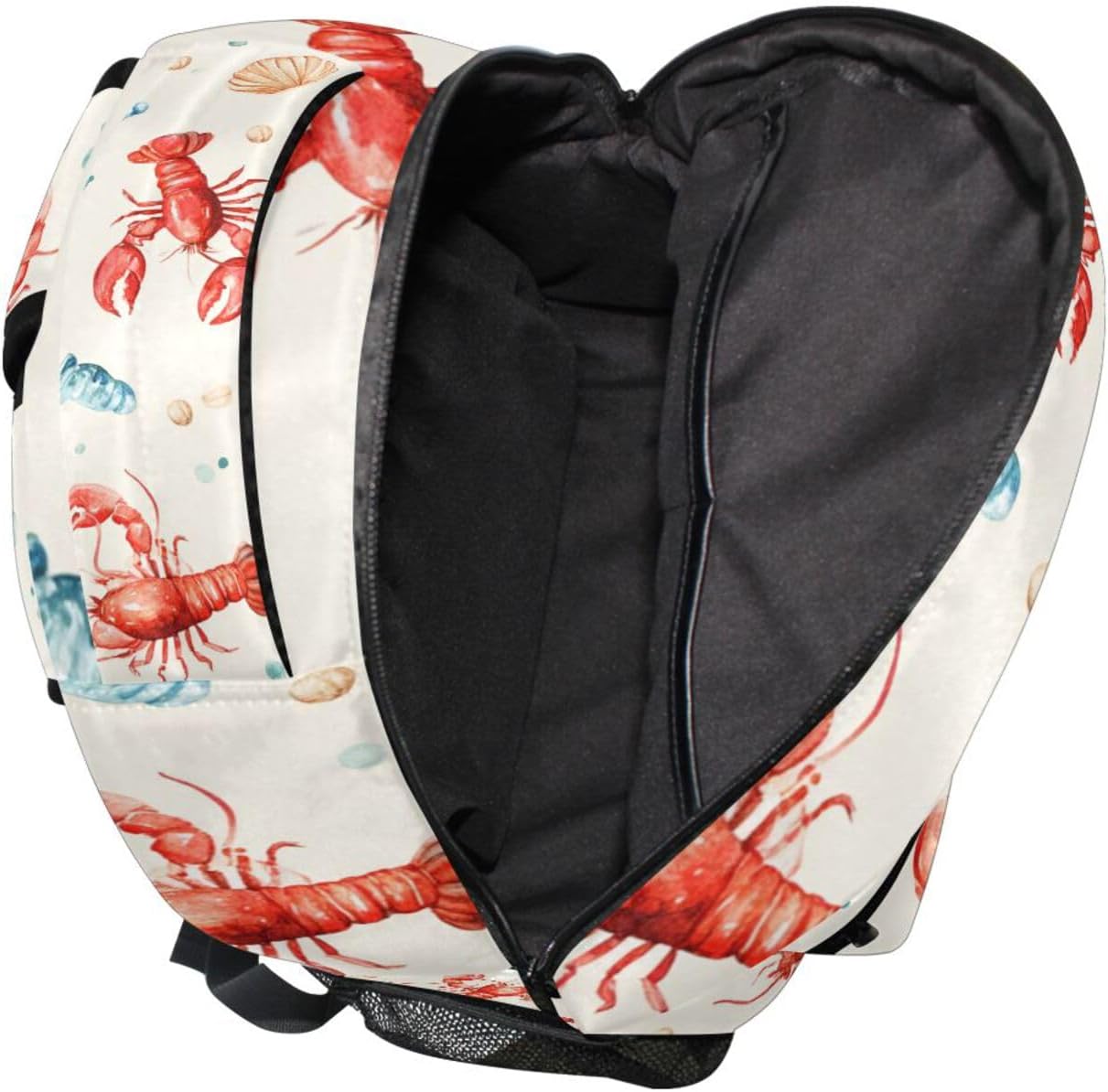 Krafig Backpacks Backpack Daypack Watercolor Cute Lobsters Boys Girls Kids School Bookbag, School Bag Travel