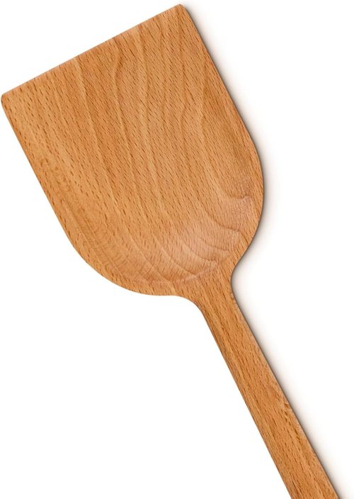 Le Creuset Wooden Scraper Spoon - Durable Kitchen Tool for Cooking & Baking | Versatile Design
