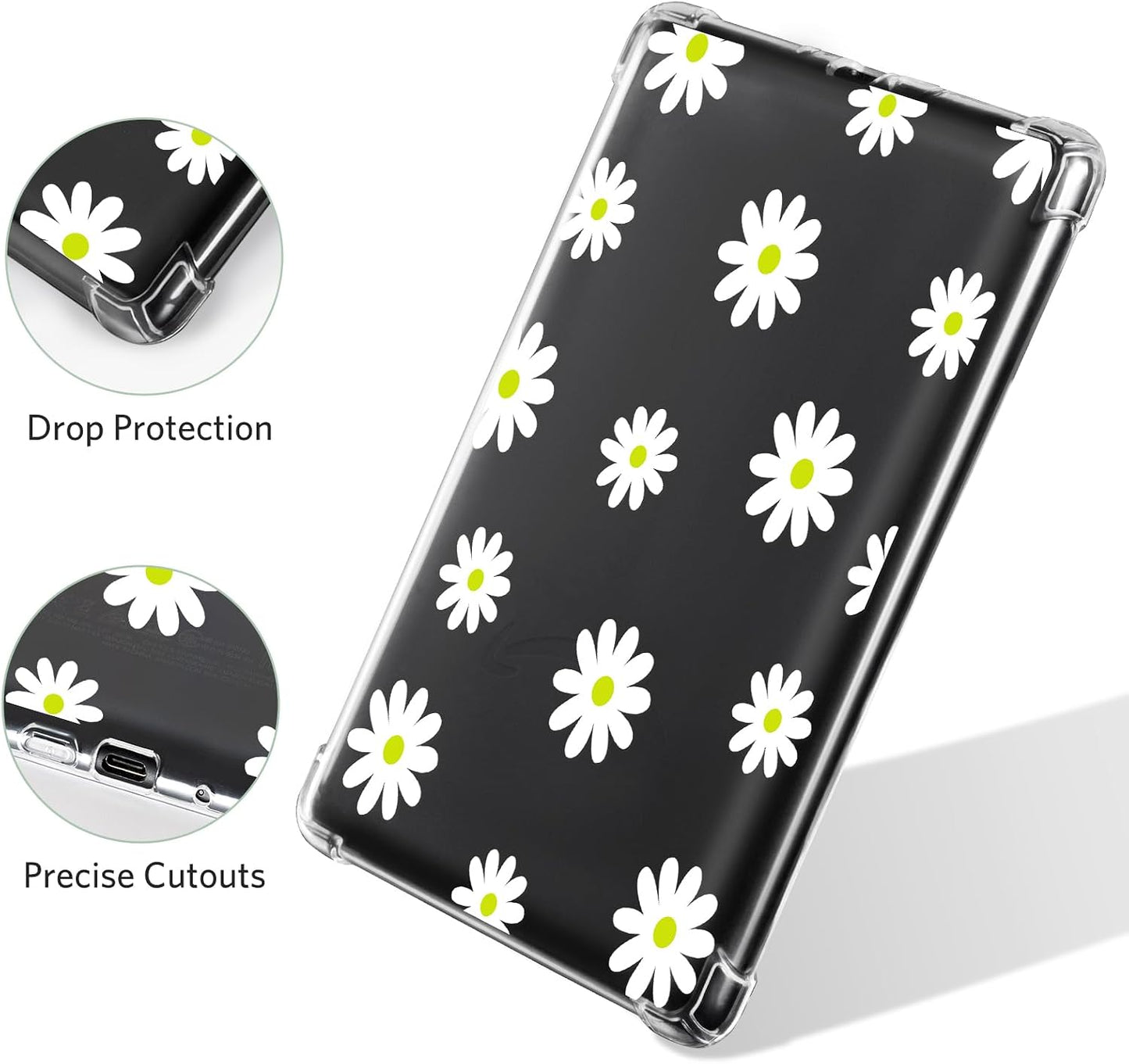 CoBak 7" Clear Case for All-New E-Readers - Lightweight, Scratch-Proof Silicone Back Cover
