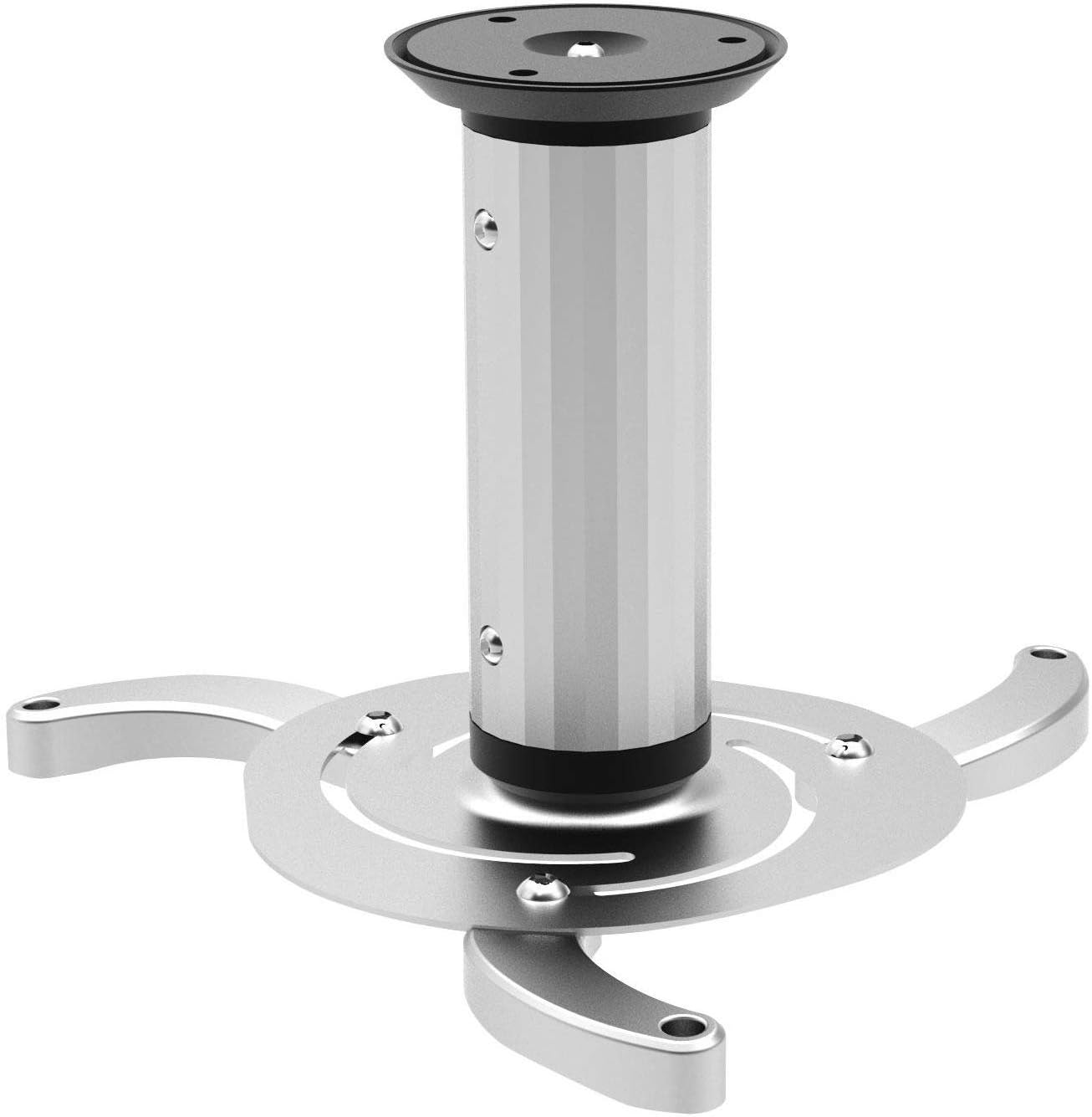 Cmple 360 22lbs - Universal Adjustable Ceiling Projector Mount, Degree Swivel Rotatable Projector Bracket - Max