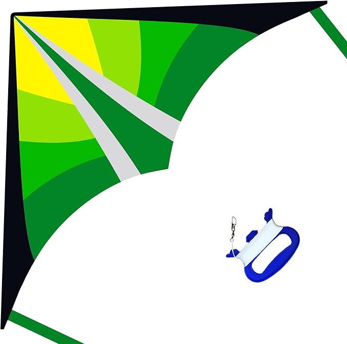 Delta Beginner Kite for Kids & Adults, Easy to Fly Beach Kite