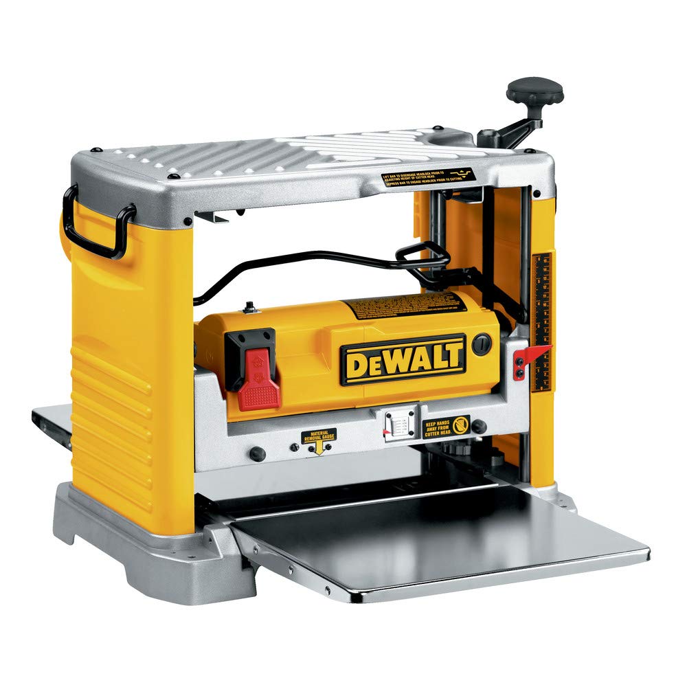 DEWALT Benchtop Planer, 15-Amp, 12-1/2-Inch, 3-Knife Cutter, 20,000 RPM, Corded (DW734)