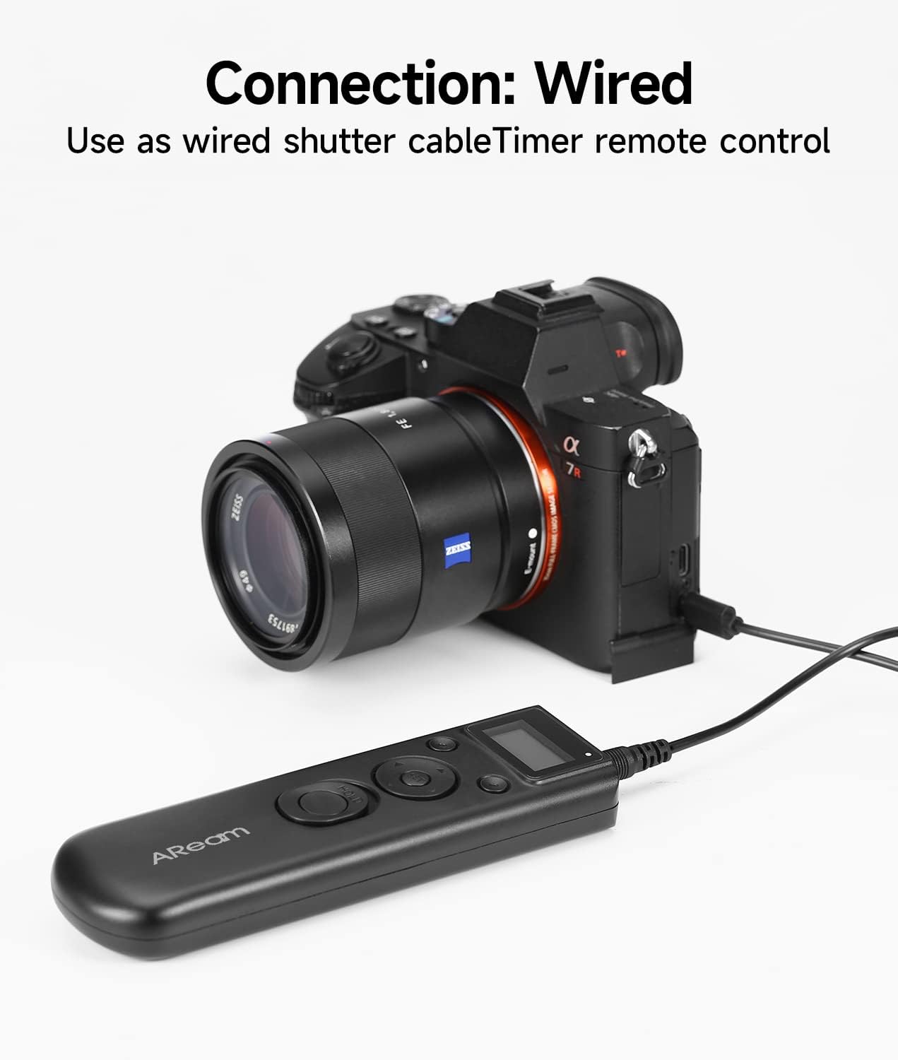 Aream A99II, A77II, A58, A68, A7, A7II, A7R, A7RII, A7S, A7SII, A3000, A5100, A5000 A6000 Wireless Digital Timer Remote