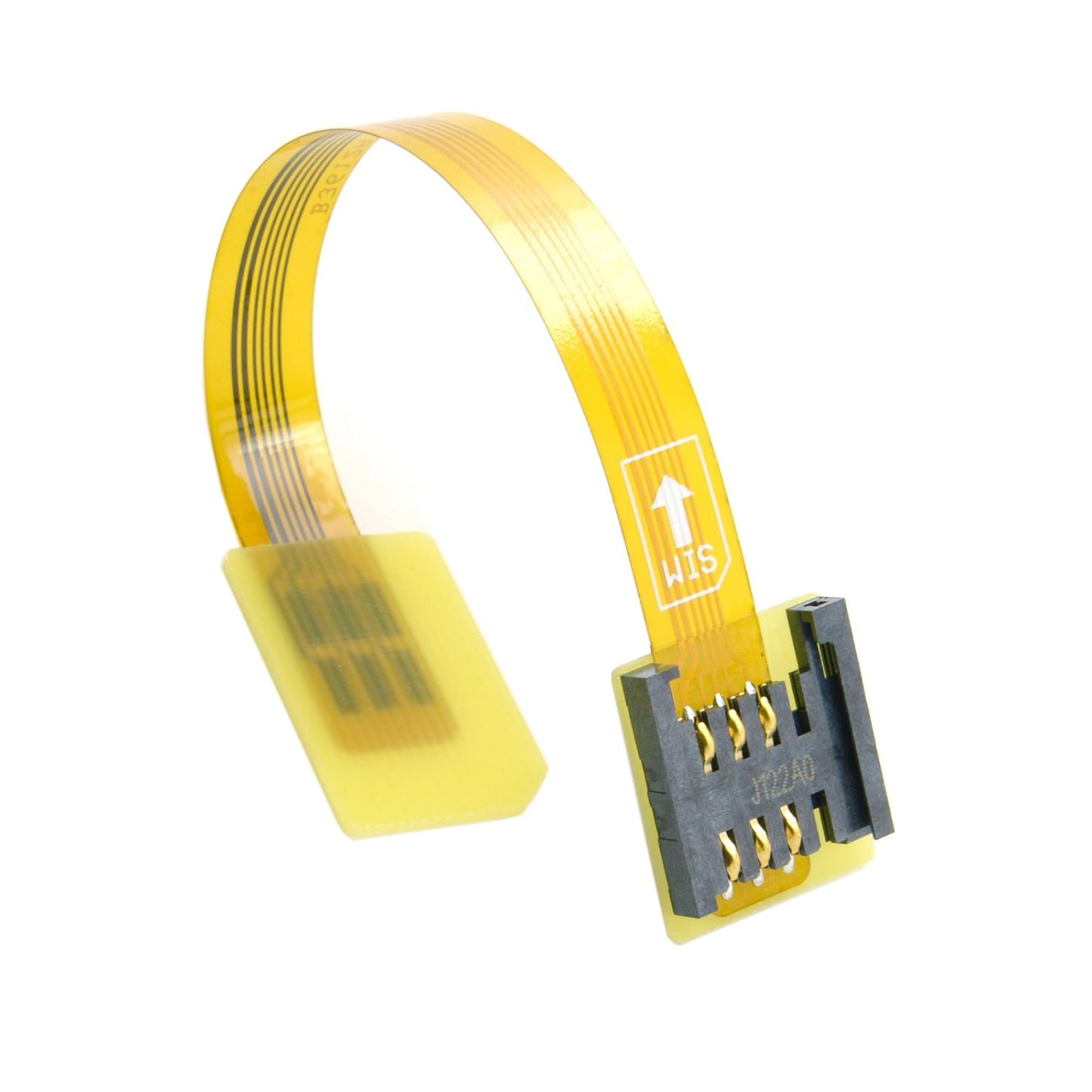 chenyang 10cm GSM CDMA Standard UIM SIM Card Kit Male to Female Extension Soft Flat FPC Cable Extender