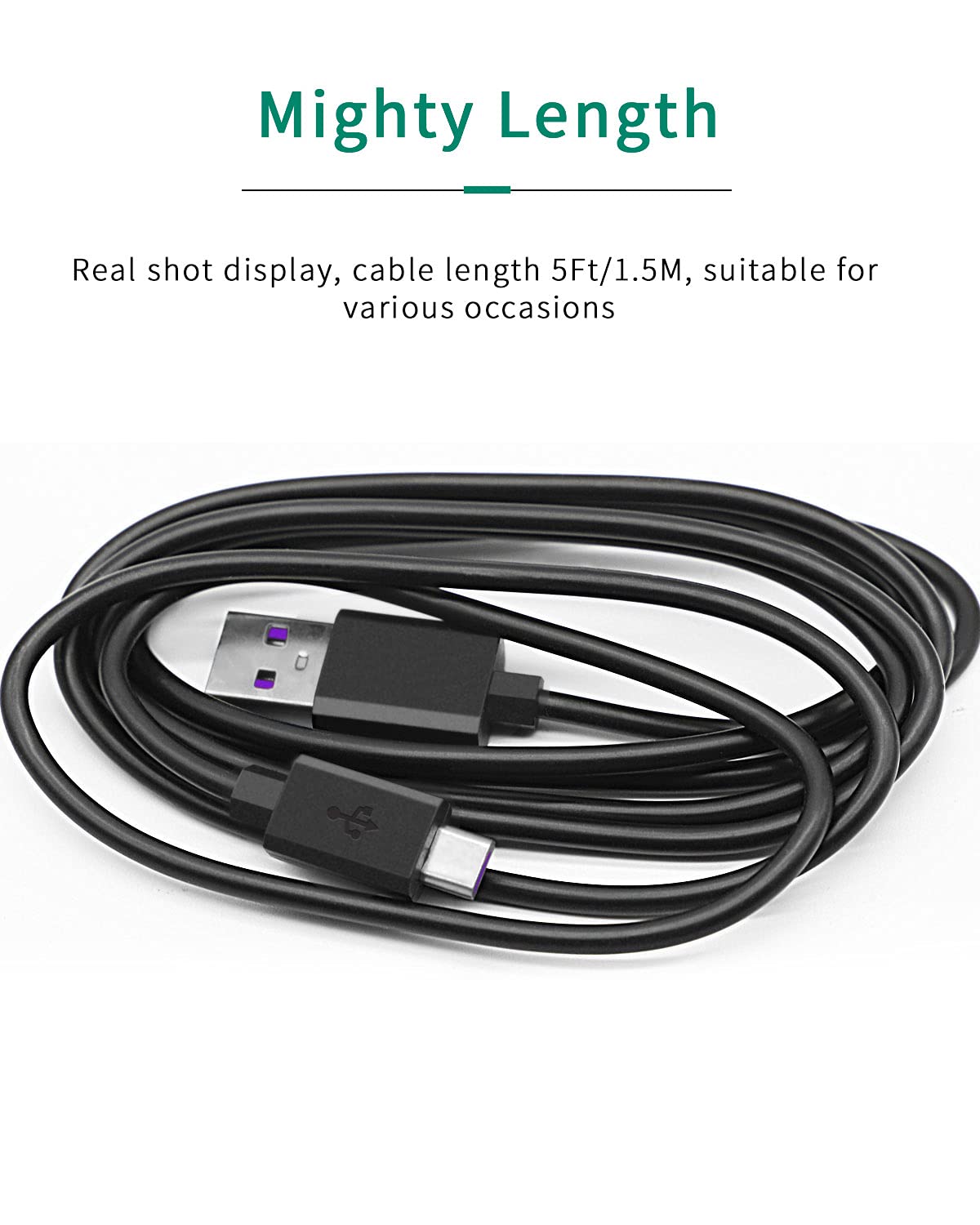 JMDDS TOZO HT2 HA1 T6 T10 A1 T12 A3 A2 O2 NC2 NC3 NC7 NC9 W1 W3 PA2 PA1 PE1 USB-C to USB-A Charging Cable for OpenEgo