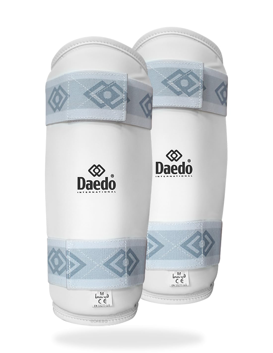 DAEDO Taekwondo Shin Guard - Lightweight & Comfortable with Two Elastic Straps for Secure Fit, Size:L, Ideal for Taekwondo Competition & Training