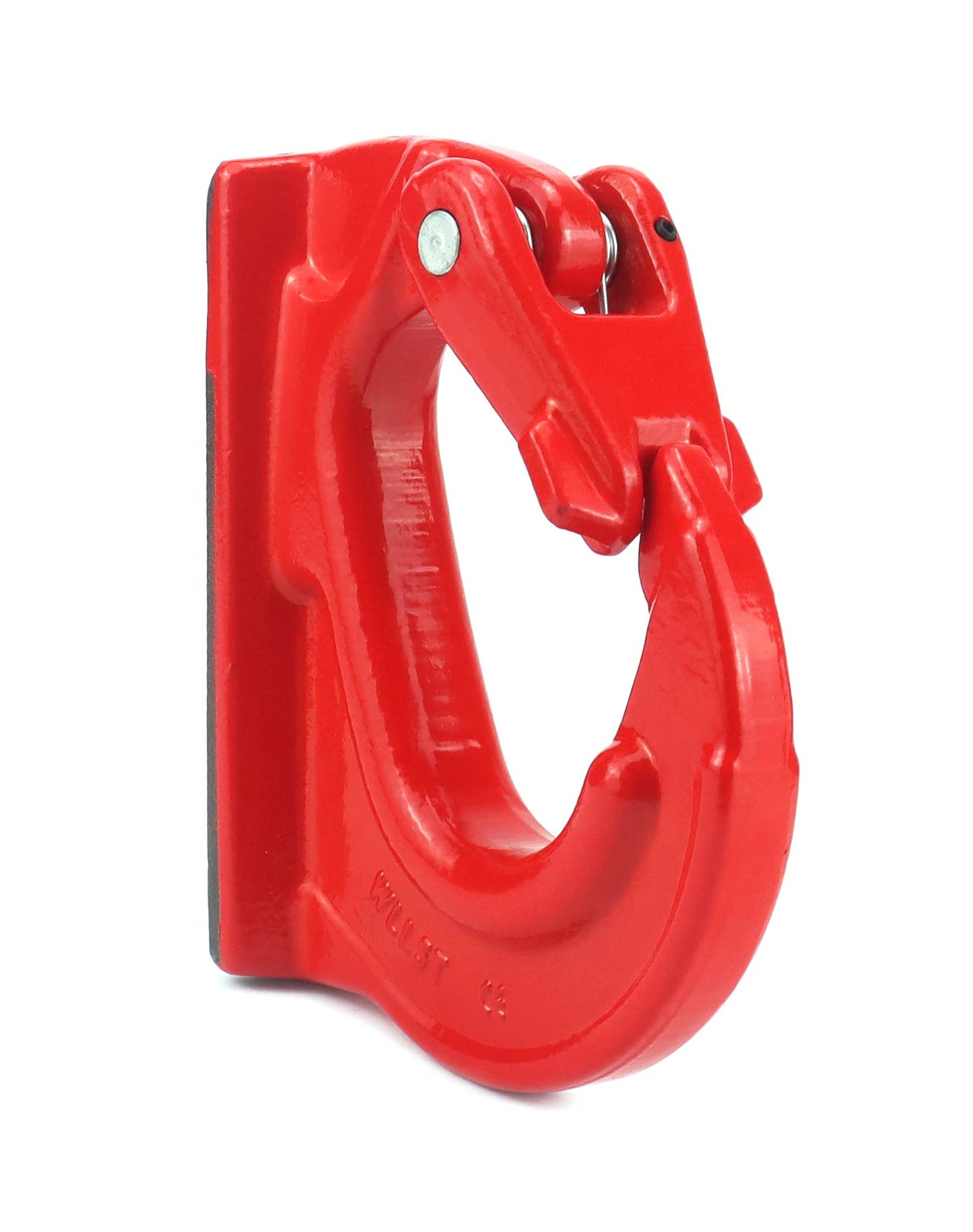 QWORK 5T Heavy Duty Alloy Steel Lifting Hook, Weld-on Anchor Hook, Welding Hooks with Coating Welded on Equipment Providing a Lifting for Wrecker Crane Tractor, 11000lbs