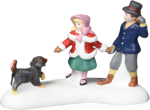 Department 56 Dickens' Village Puppy Accessory Figurine - Charming Addition to Your Collection